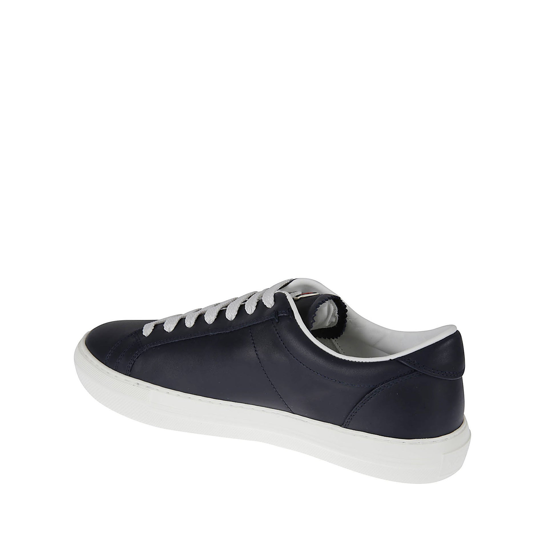 Moncler Monaco Leather Sneakers Men - 3