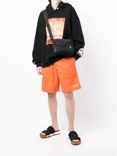 Heron Preston recycled cotton track shorts outlook