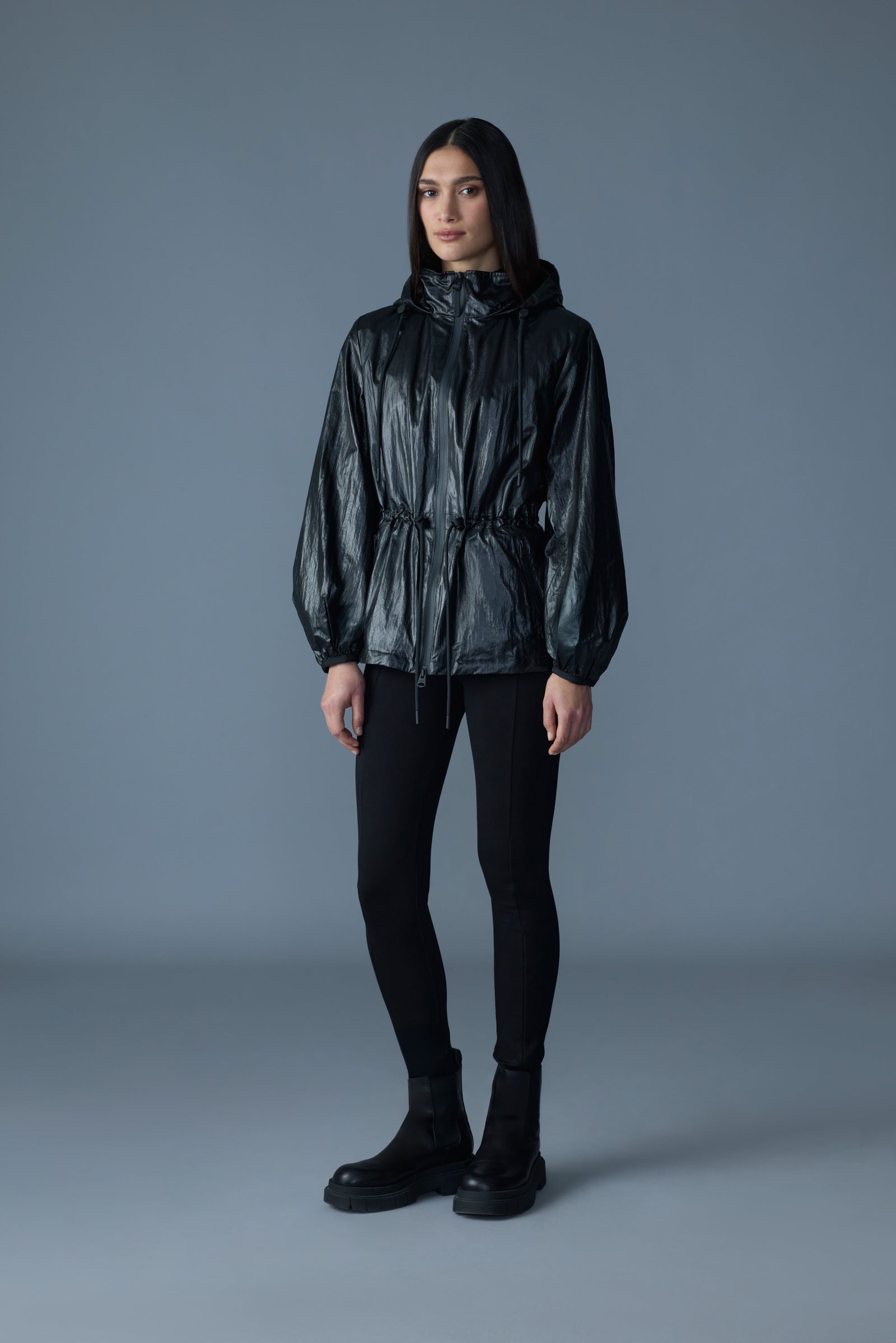 ISHA Rain Jacket with Balloon Sleeves - 2
