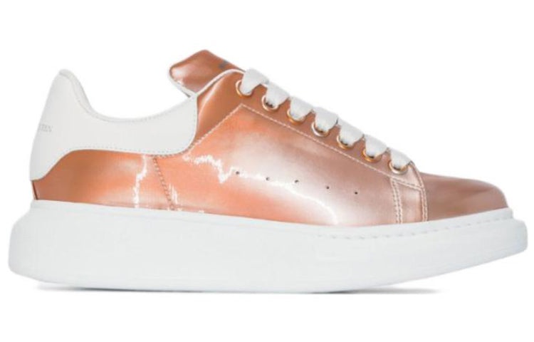 (WMNS) Alexander McQueen Oversized Sneakers 'Metallic Pink' 676703W4T511602 - 2