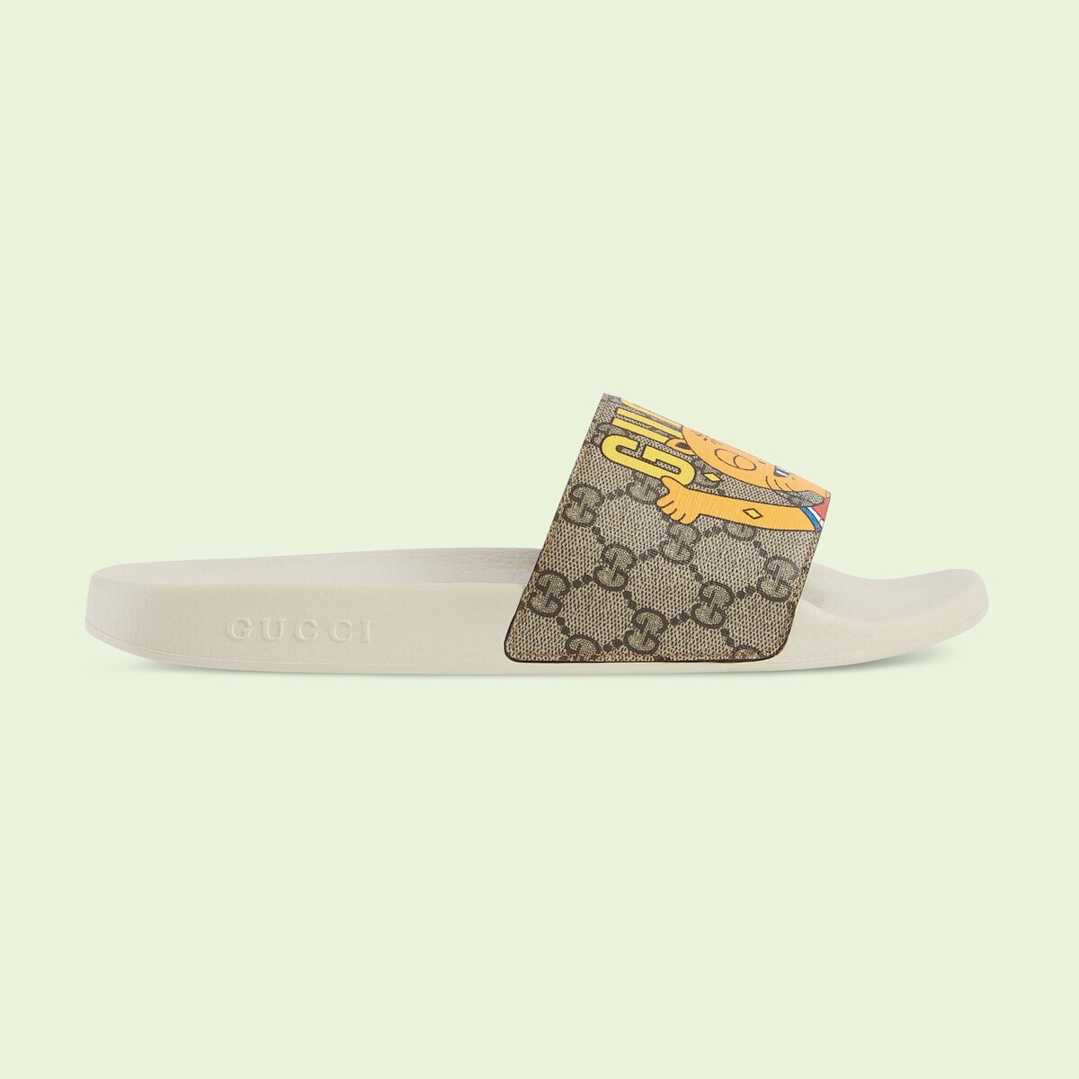 Men's Gucci cat print sandal - 1
