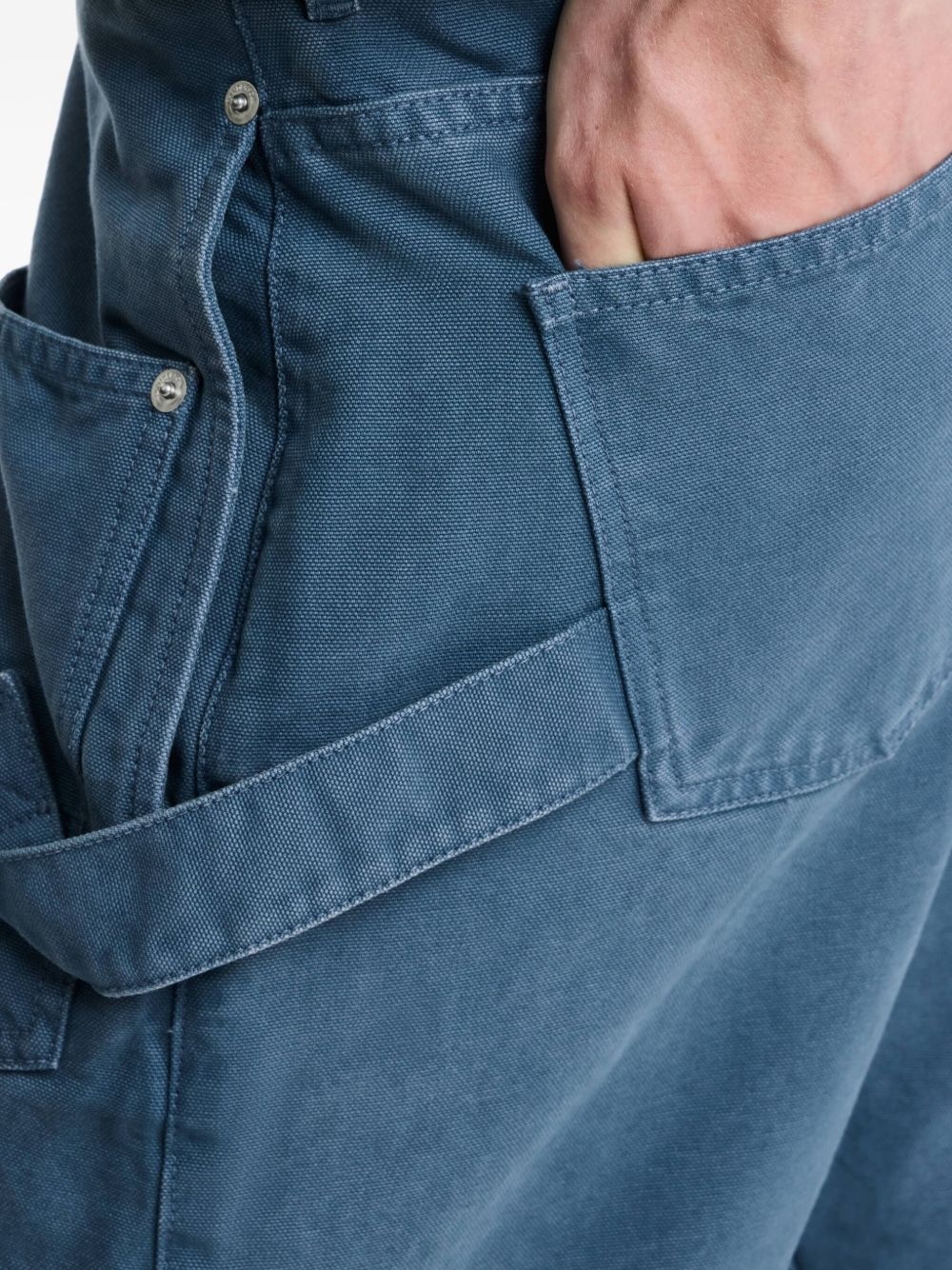Twisted Workwear anchor-patch trousers - 5
