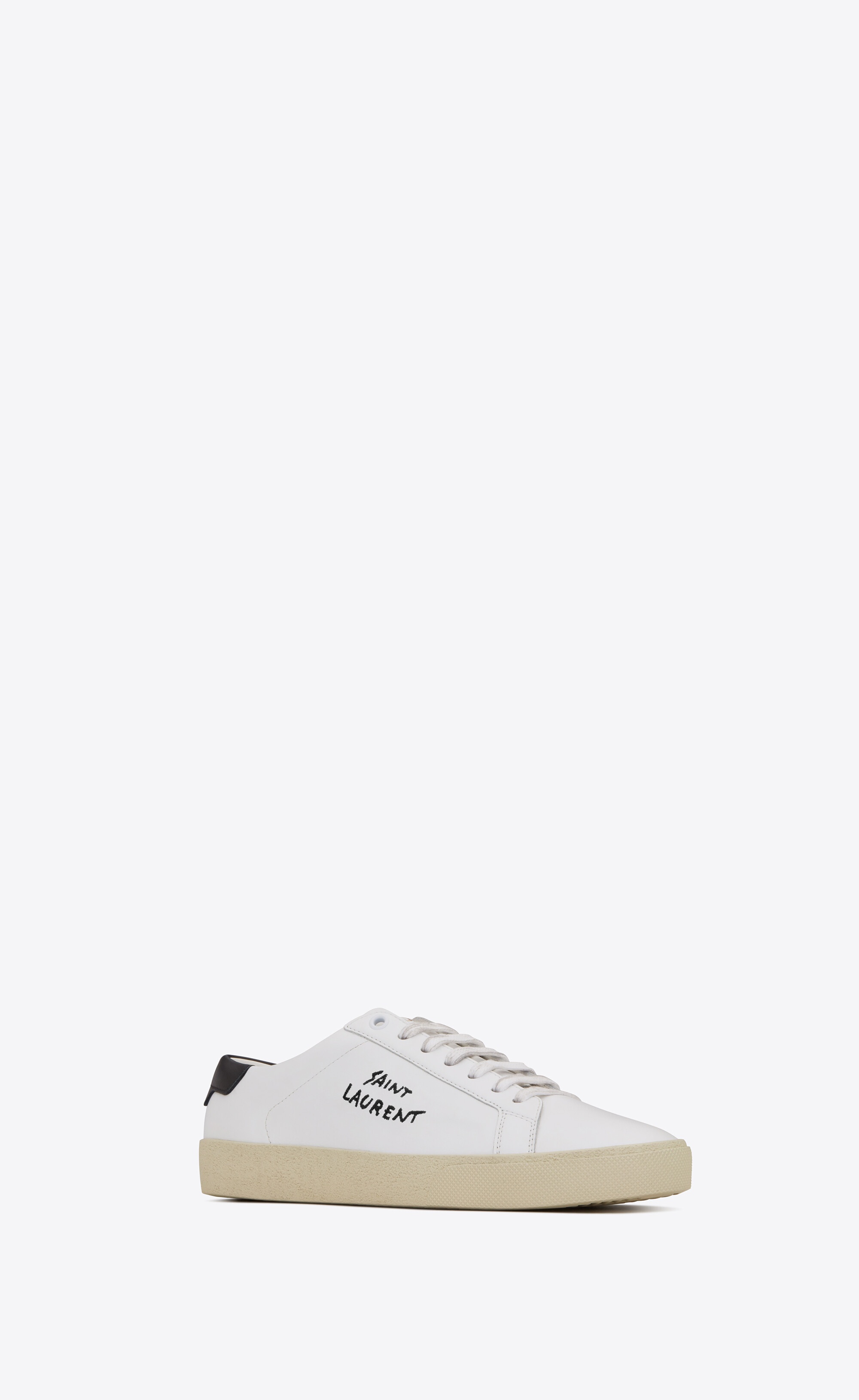 court classic sl/06 embroidered sneakers in leather - 4