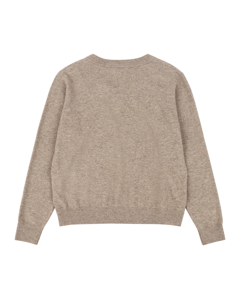 KNIT V-NECK CAMEL 6