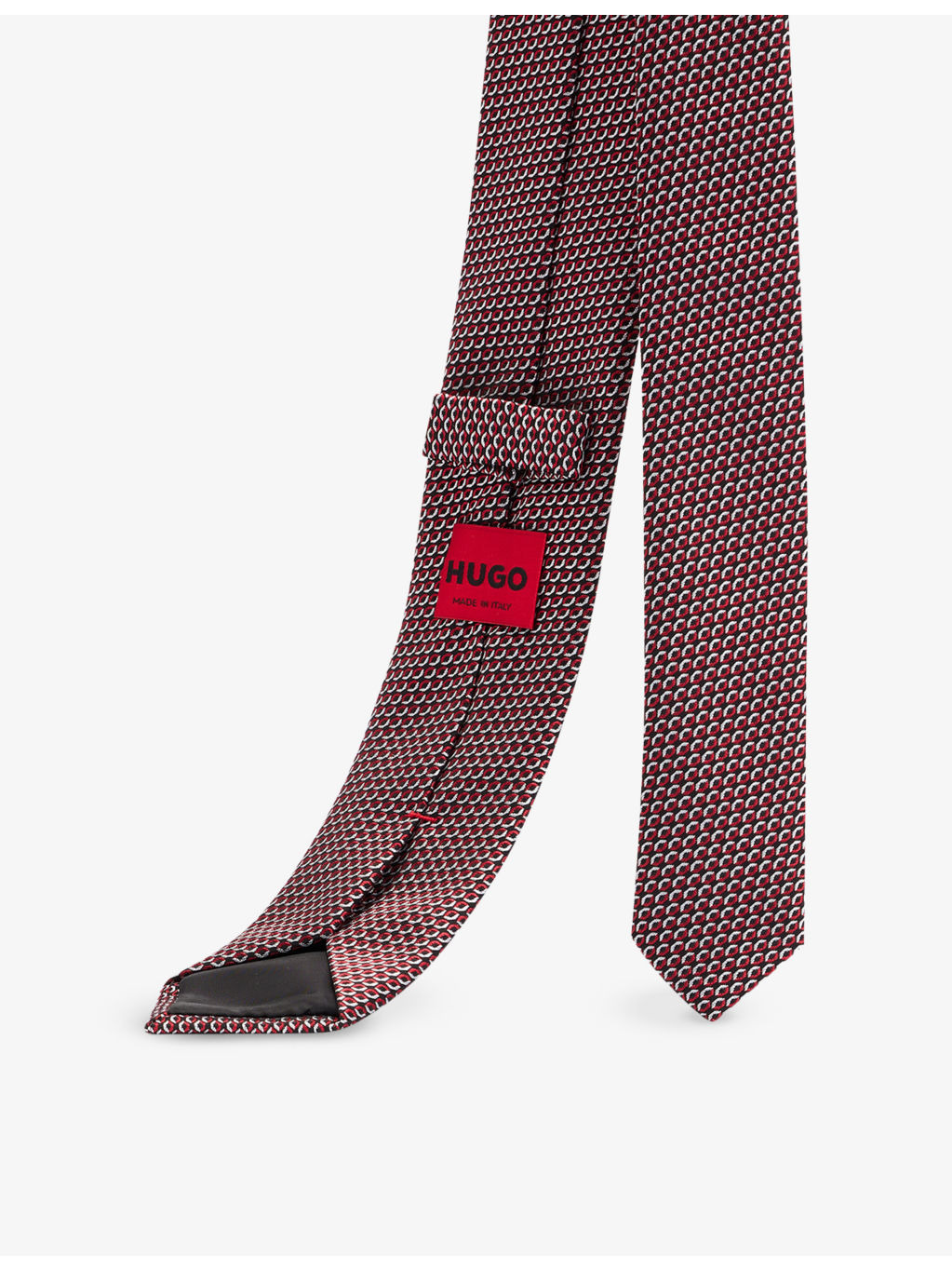 Jacquard-pattern silk-blend tie - 3