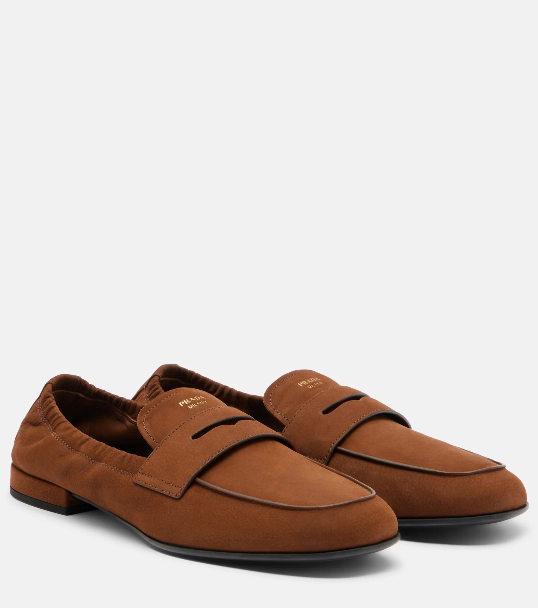 Leather penny loafers - 1