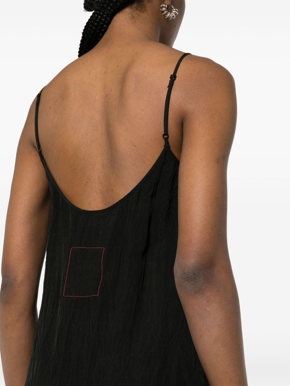 crinkled midi dress - 5