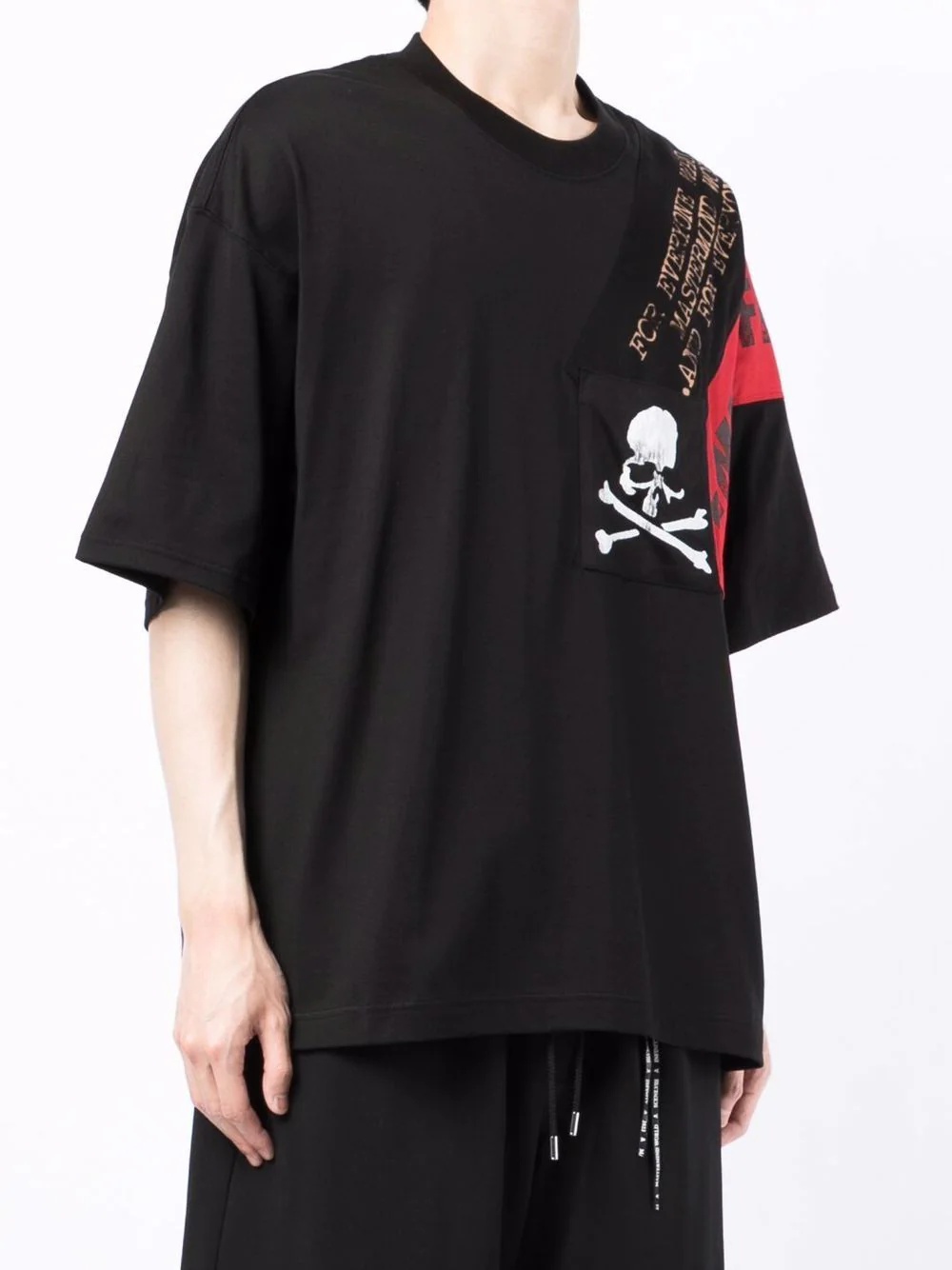 skull and crossbones slogan T-shirt - 3