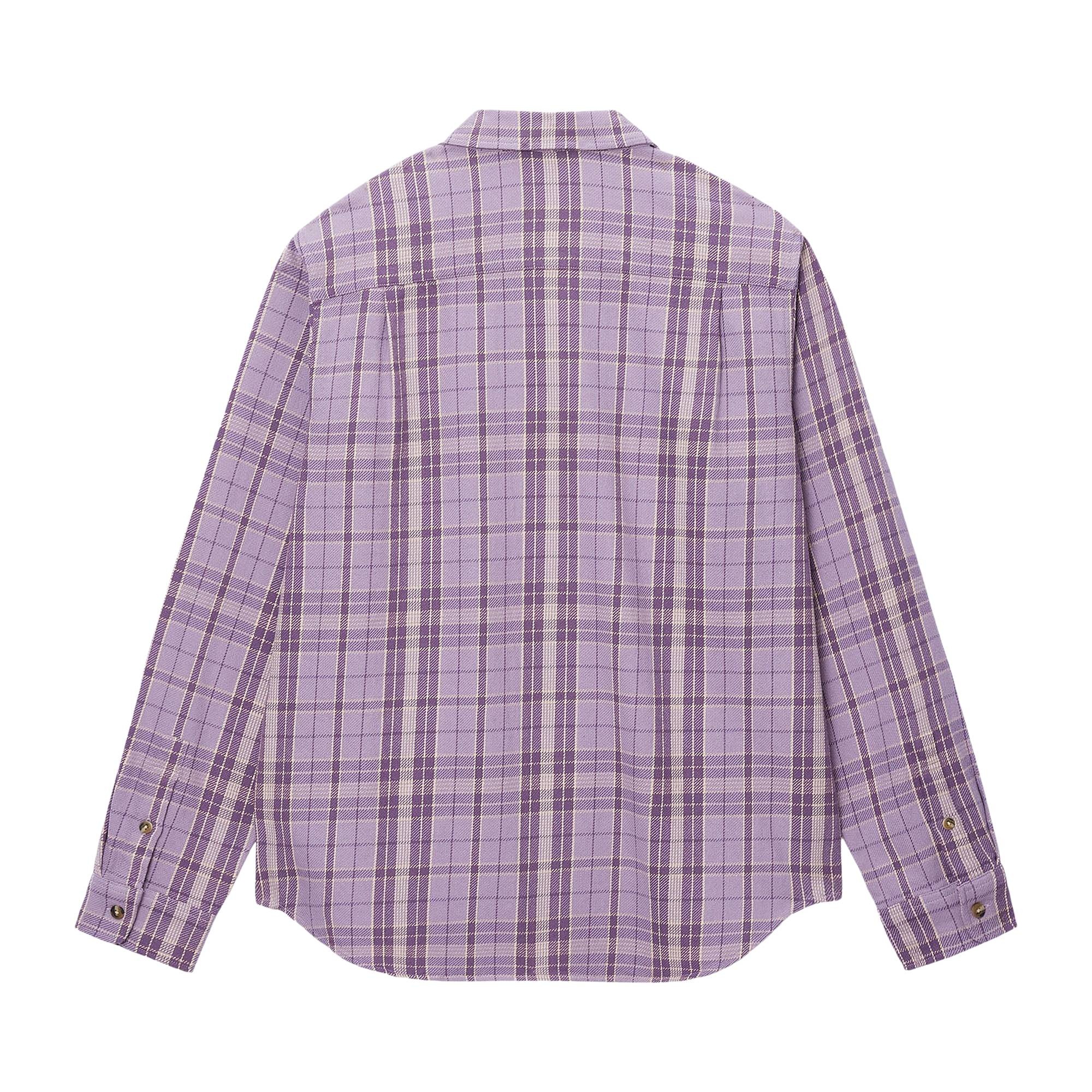 Stussy Stones Plaid Shirt 'Lavender' - 2