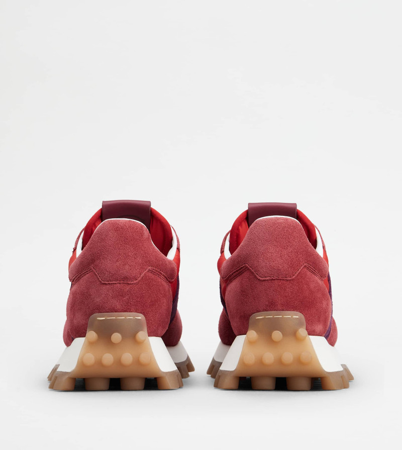 Tod's SNEAKERS TOD'S 1T IN SUEDE AND FABRIC - RED, VIOLET outlook