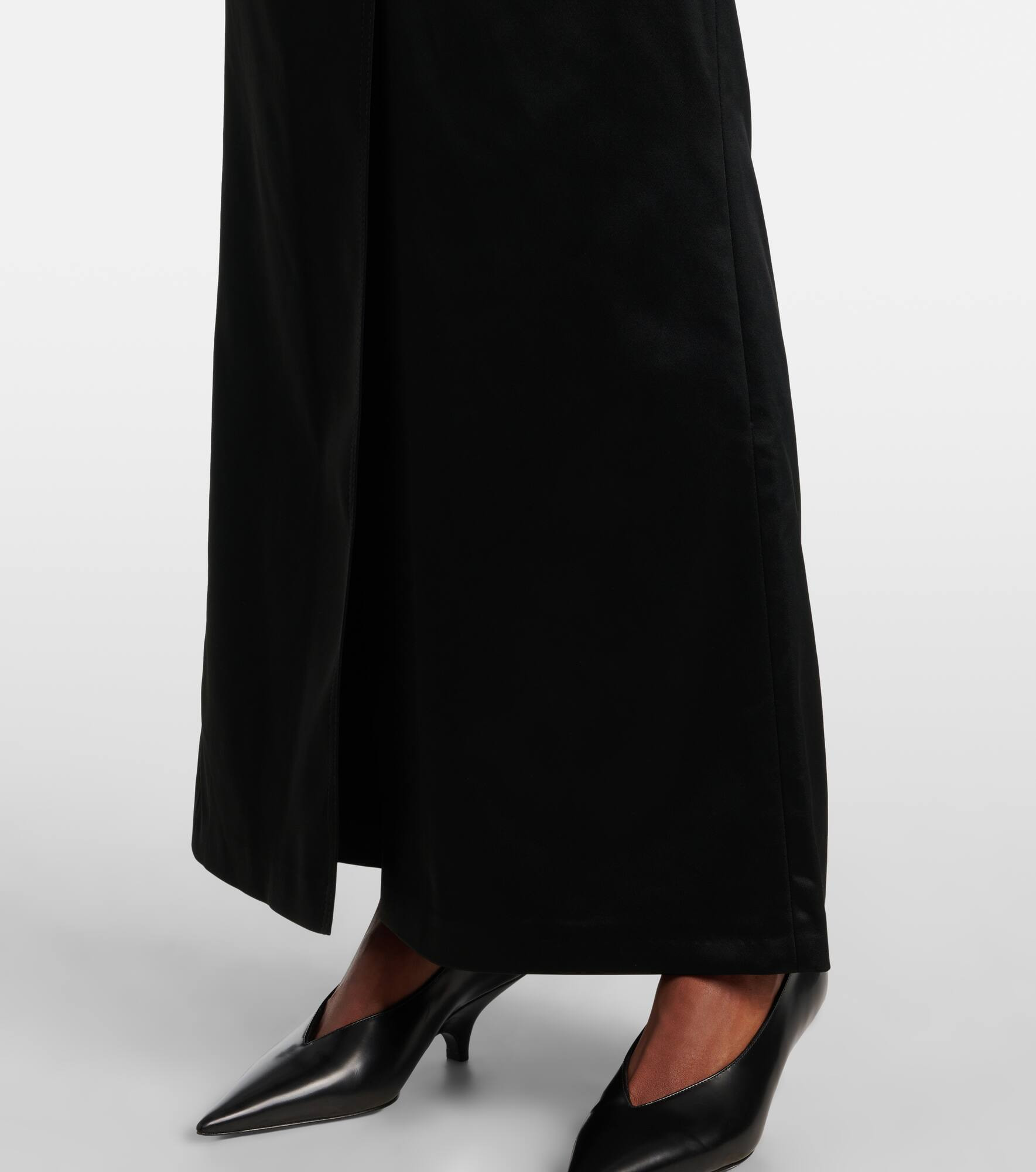 Satin maxi skirt - 5