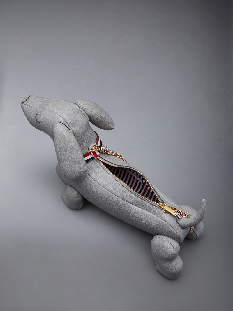 MINI HECTOR CHAIN BAG IN PEBBLE GRAIN 5