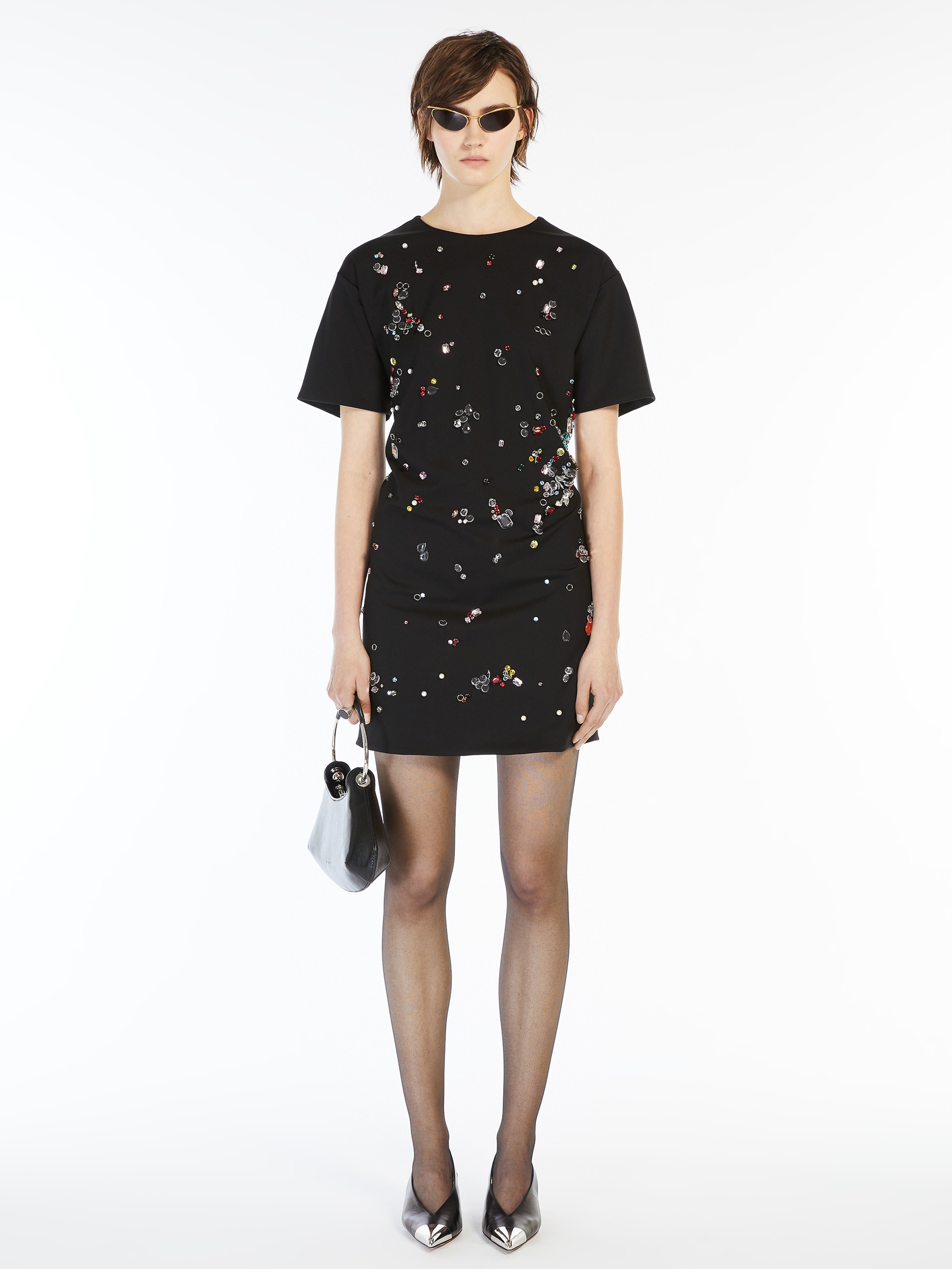 SPLUGA Embroidered double-layer dress - 2