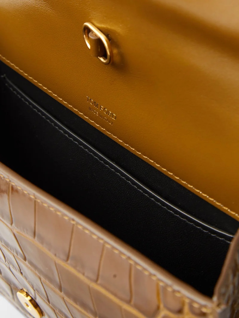 TOM FORD Whitney small leather shoulder bag REVERSIBLE