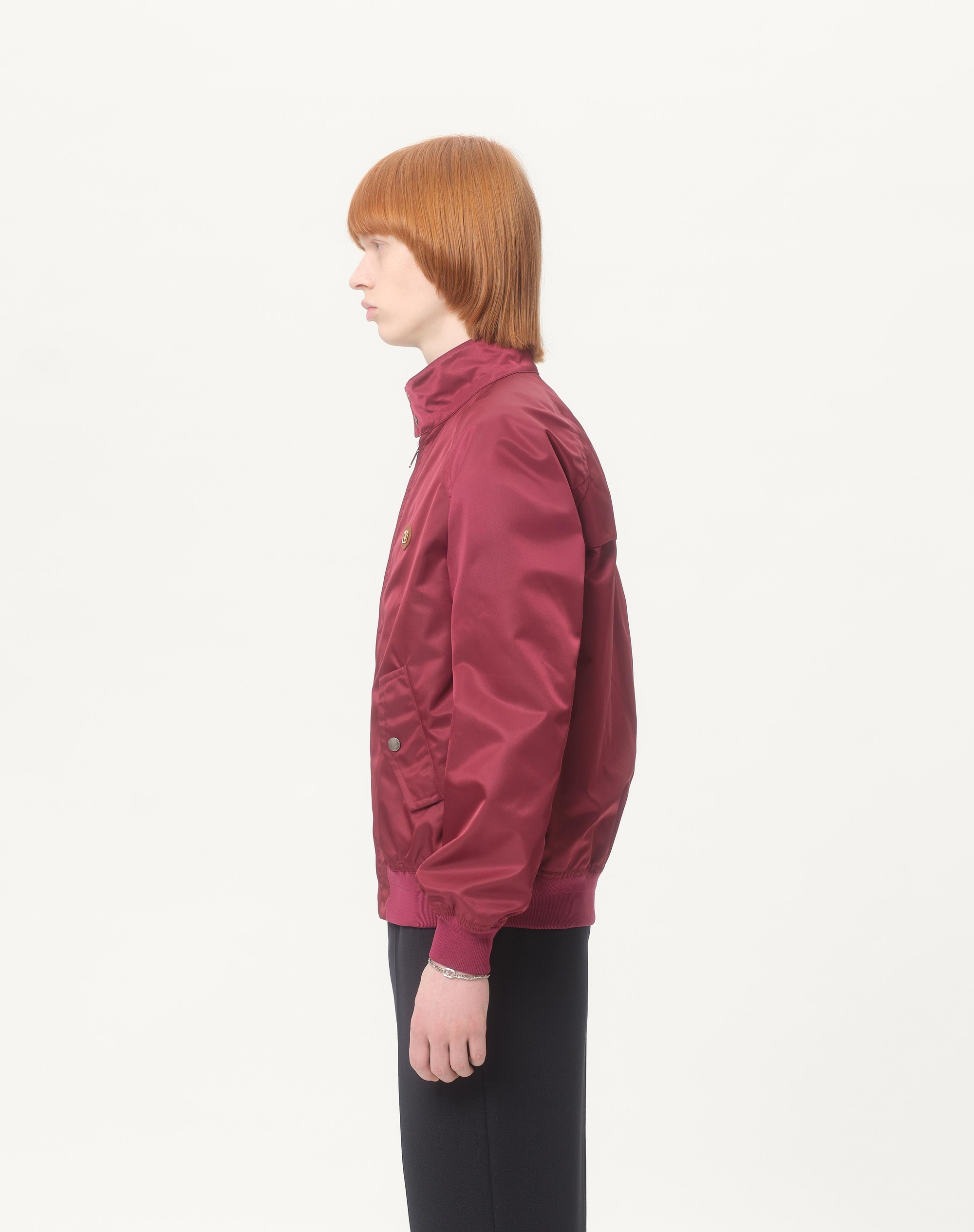 NYLON BLOUSON WITH VLOGO PATCH - 5