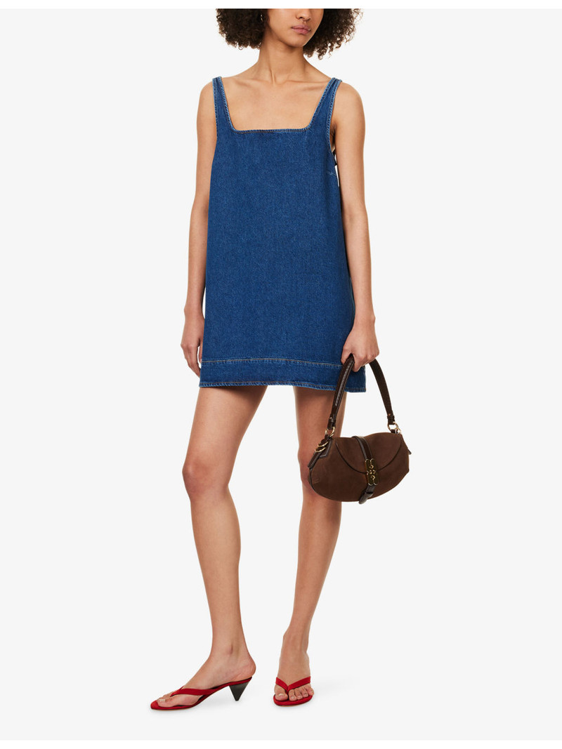Reformation Myla Cotton Denim Mini Dress outlook