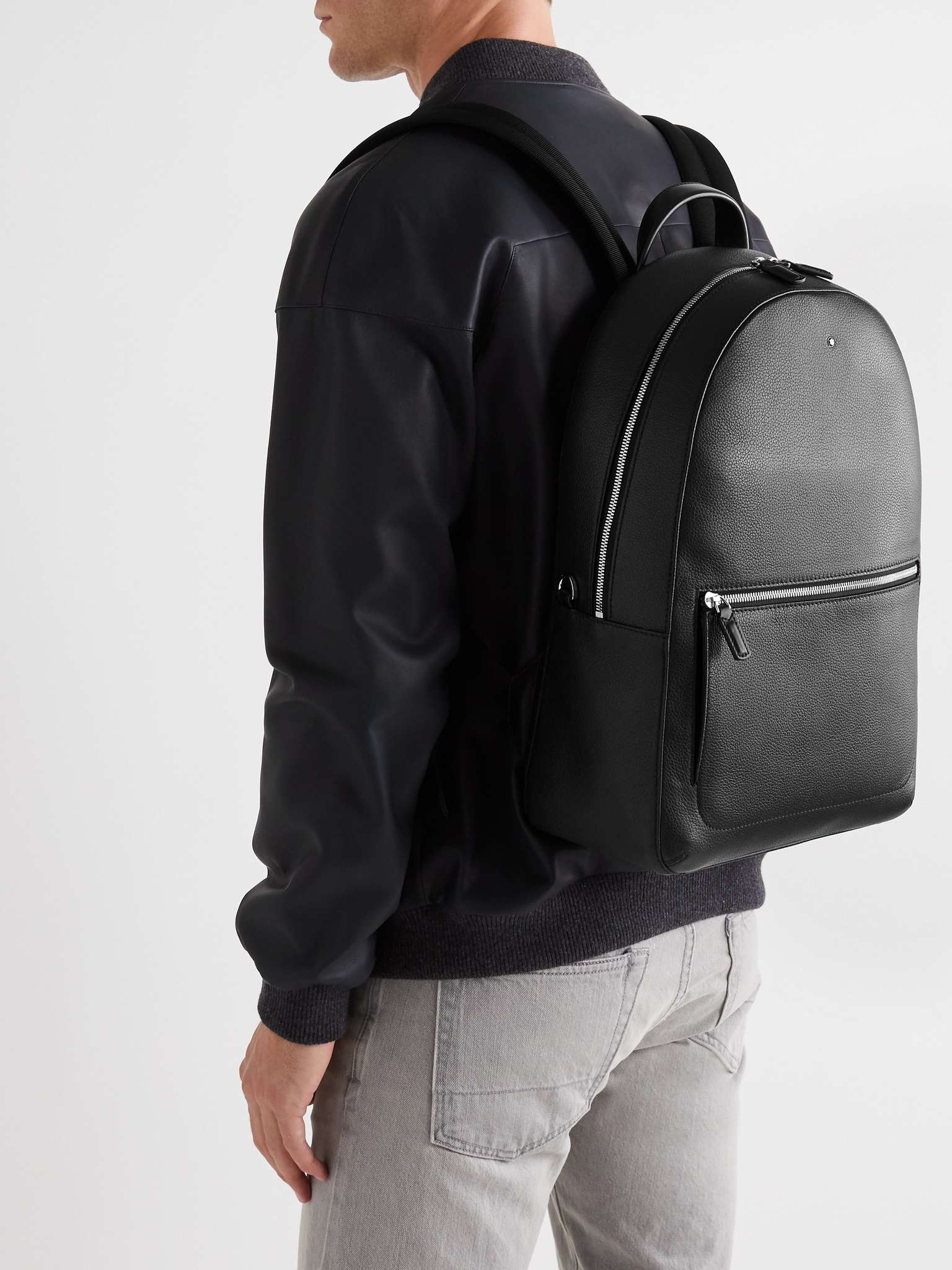 Full-Grain Leather Backpack - 2