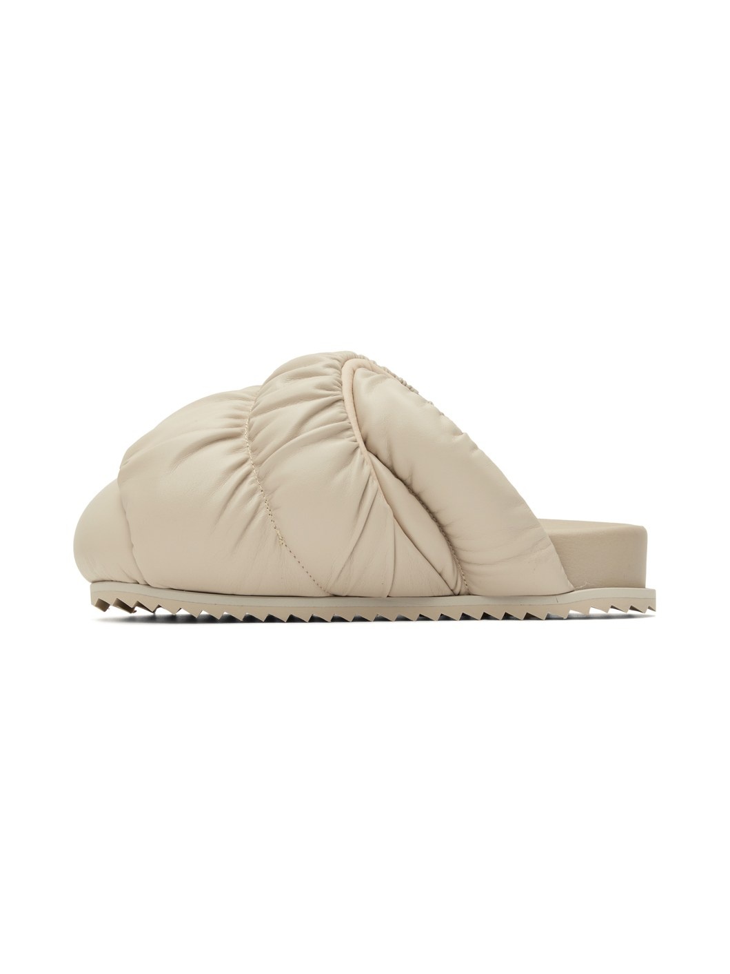 Beige Tent Mules - 3