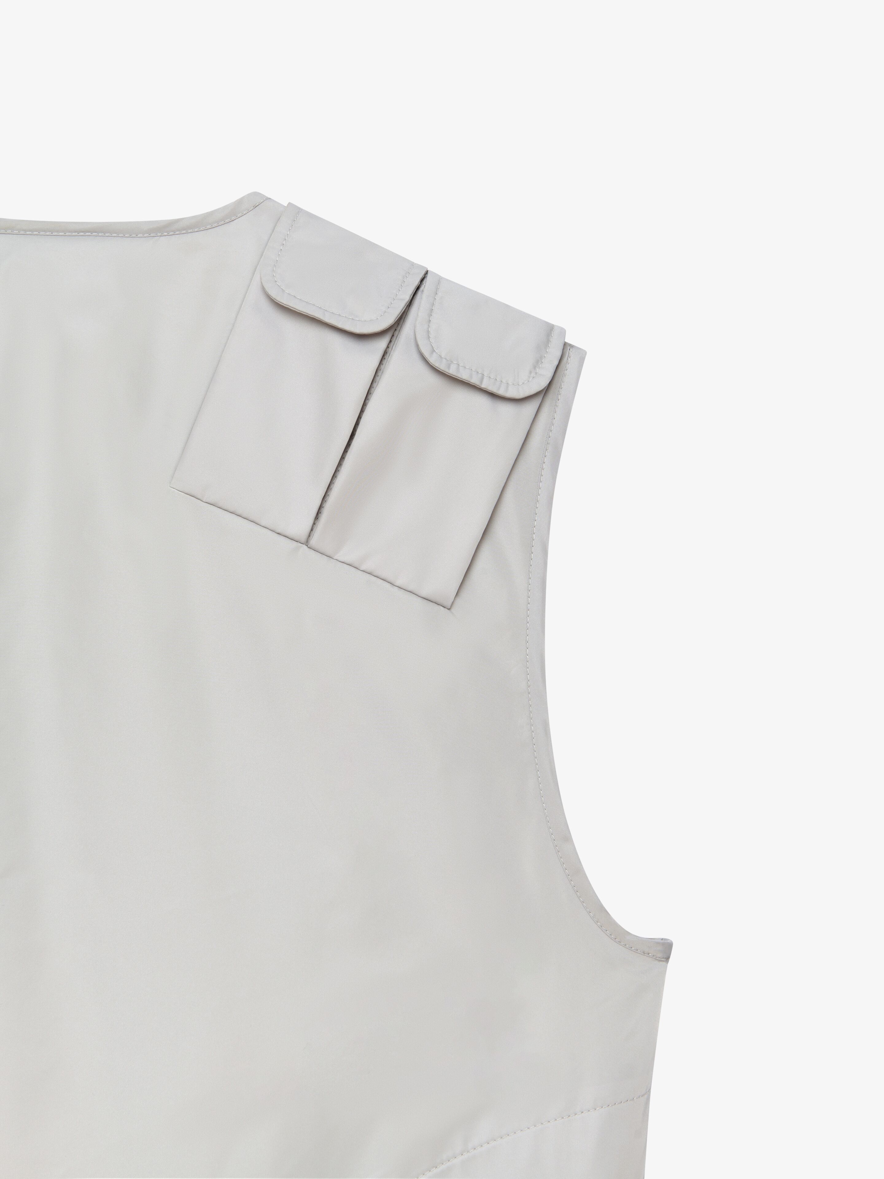 MULTIPOCKETS JACKET IN EMBROIDERED NYLON - 7