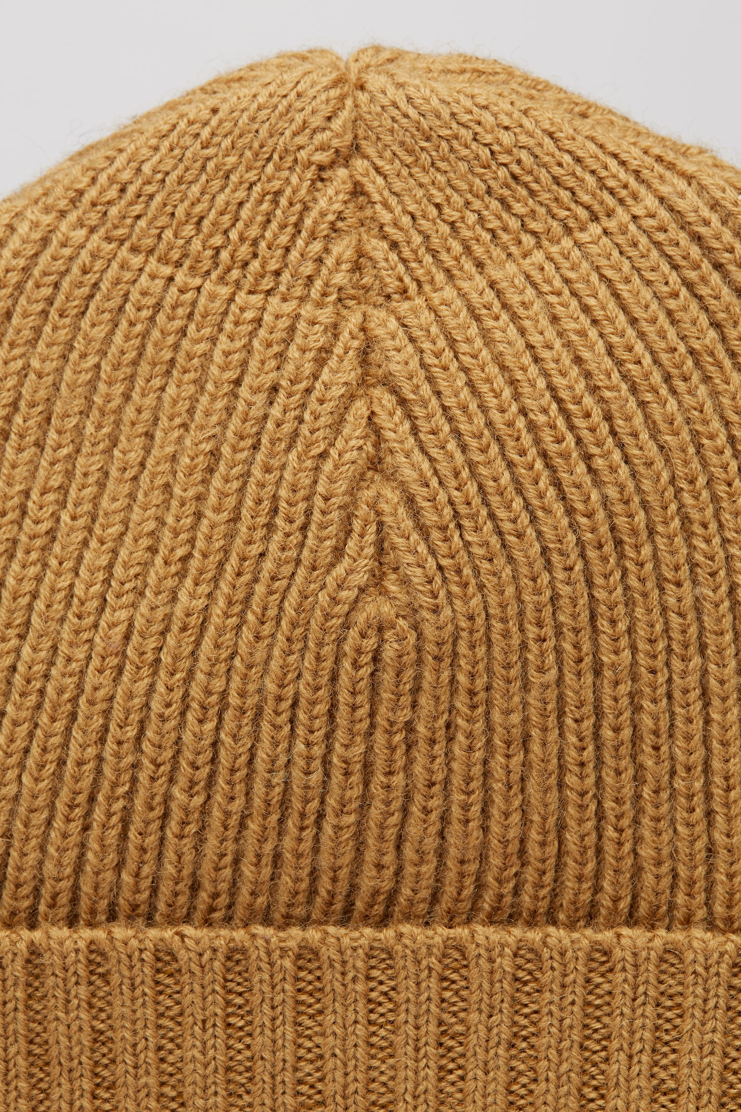 Ribbed beanie hazel beige - 4