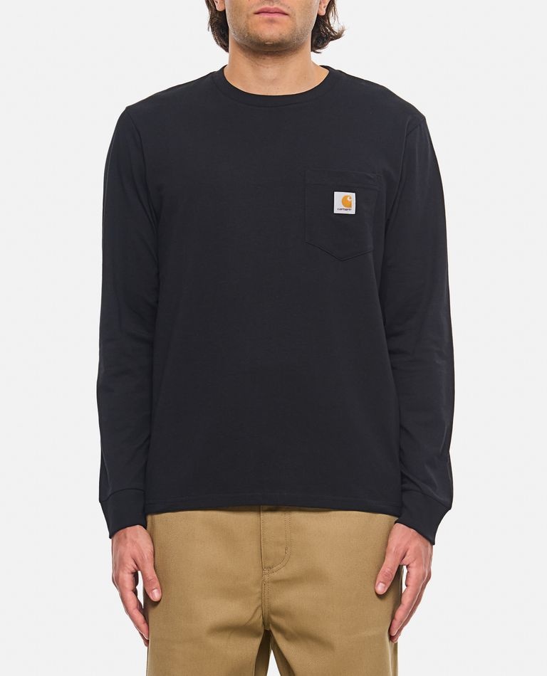 L/S POCKET T-SHIRT COTTON SINGLE JERSEY - 1