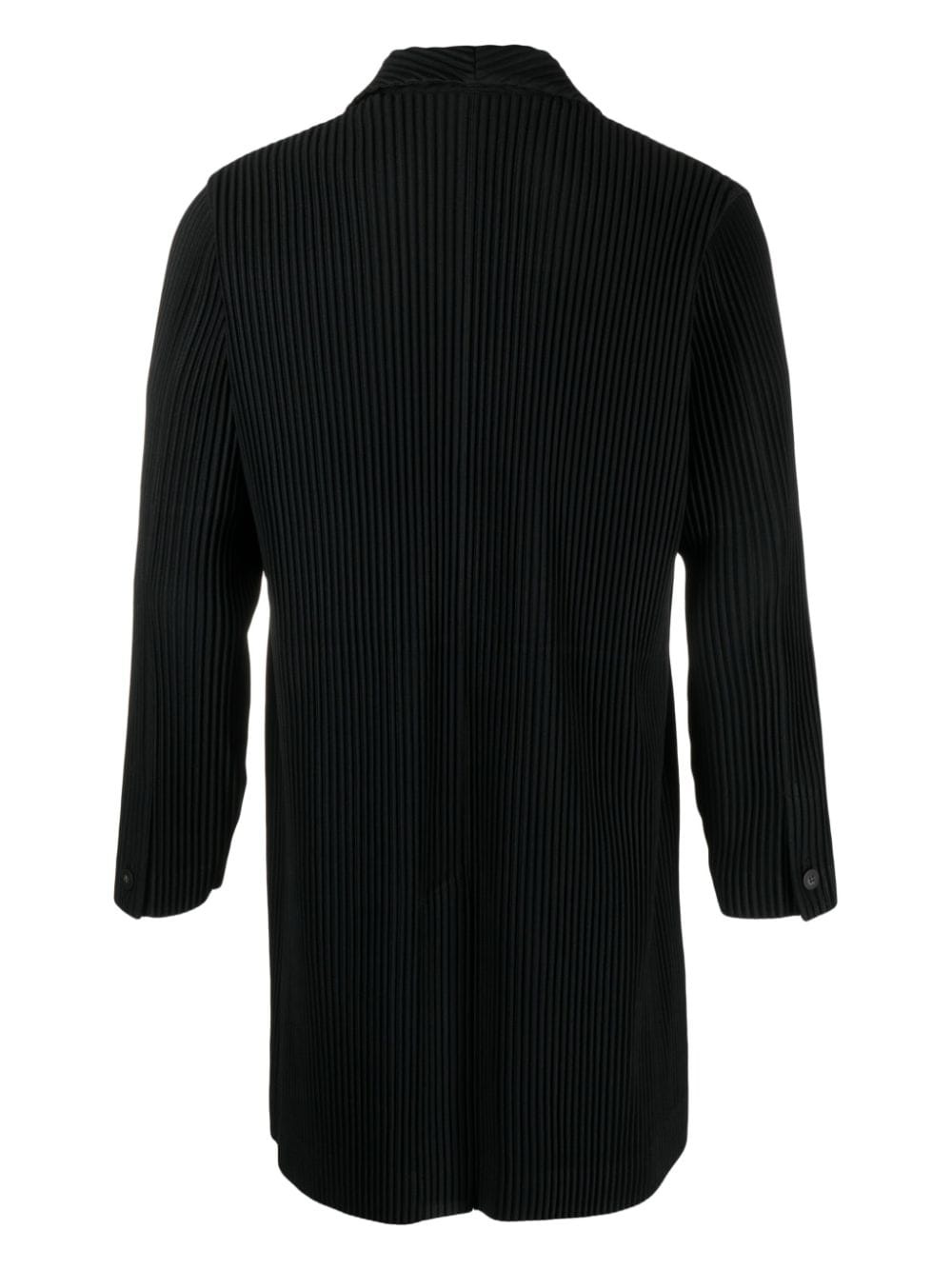 fully-pleated plissÃ© long coat - 2