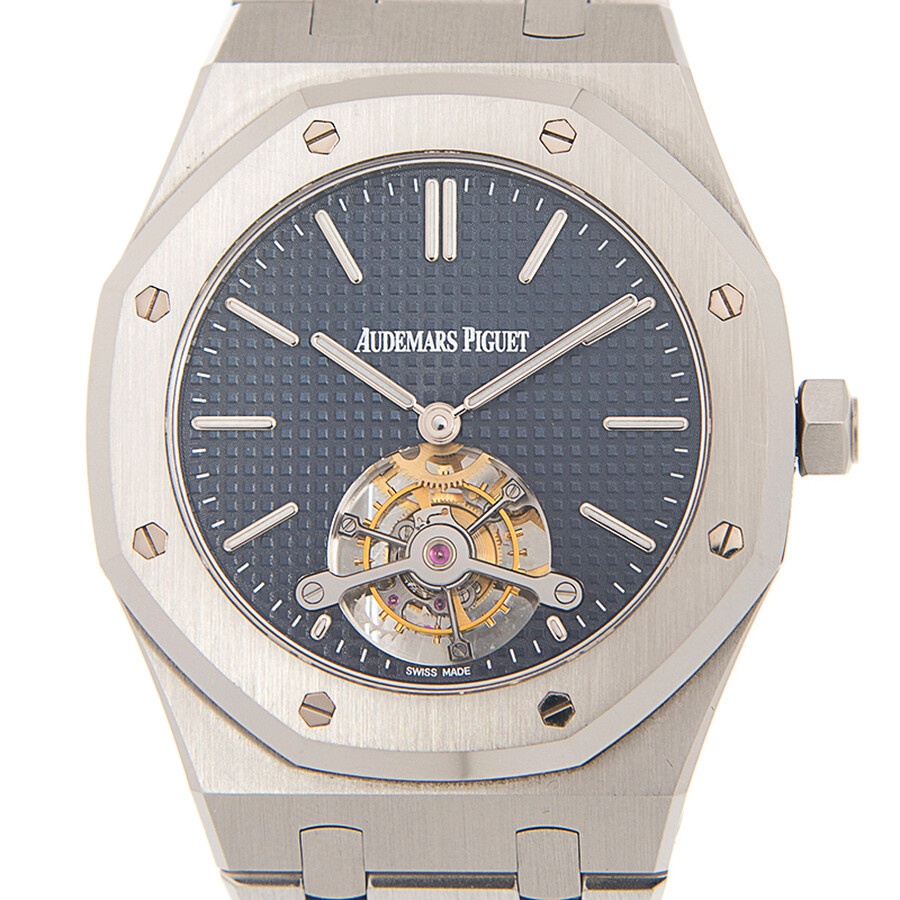 Audemars Piguet Royal Oak Tourbillon Blue Dial Steel Men's Watch 26510STOO1220ST01 - 1