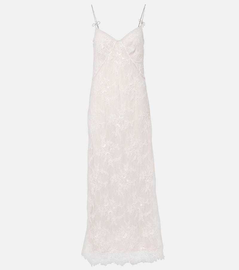 Rebrode embellished lace maxi dress - 1