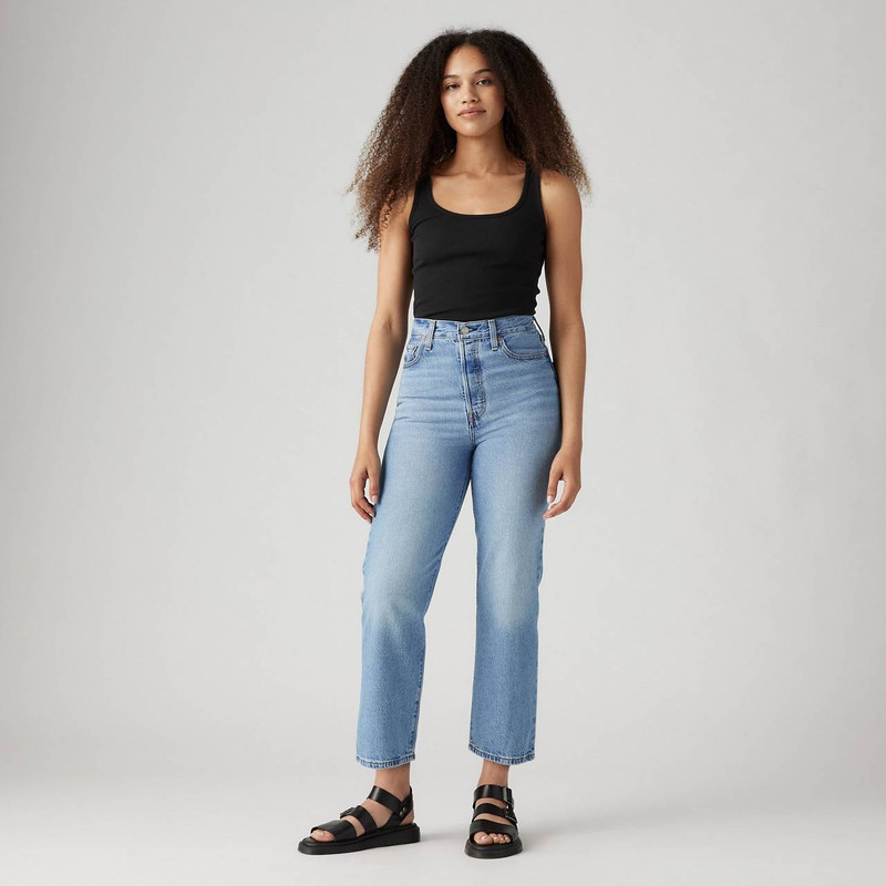 RIBCAGE 스트라이크 여자 JEANS 6