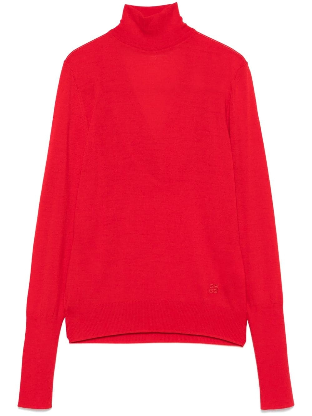 open-back wool sweater - 1