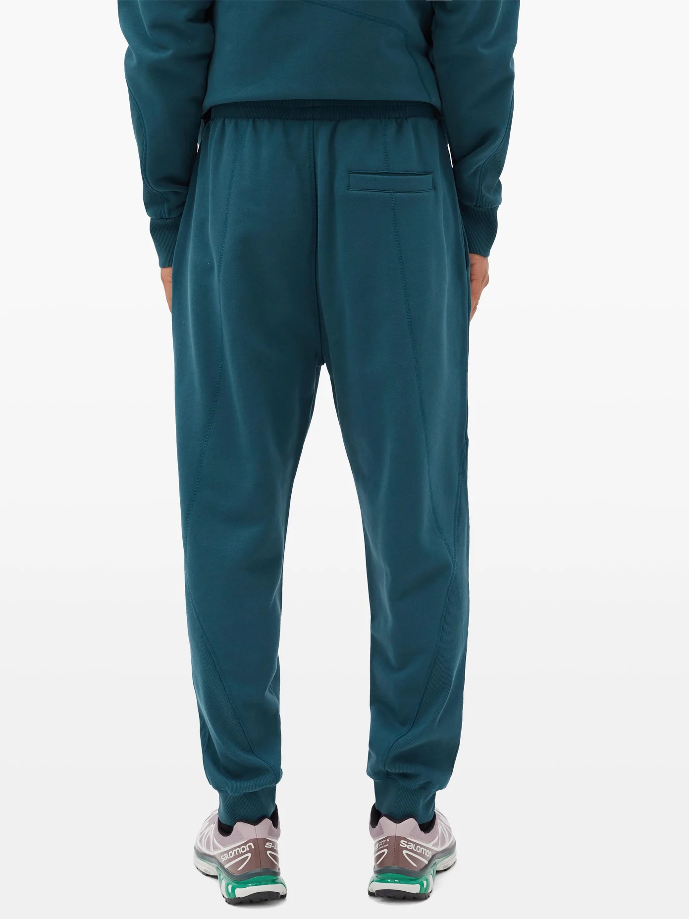 Cotton-jersey track pants - 5