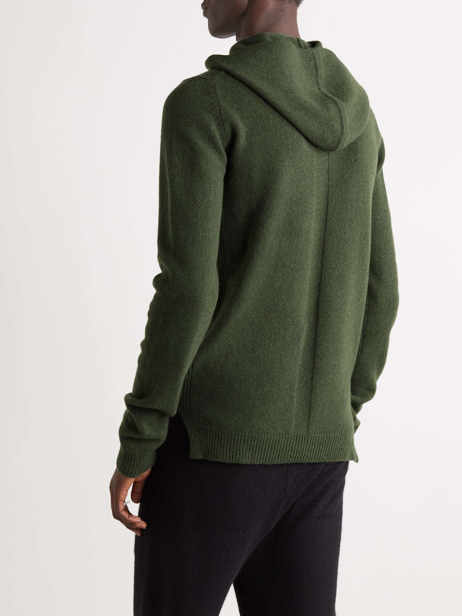 Recycled Cashmere and Wool-Blend Hoodie - 4