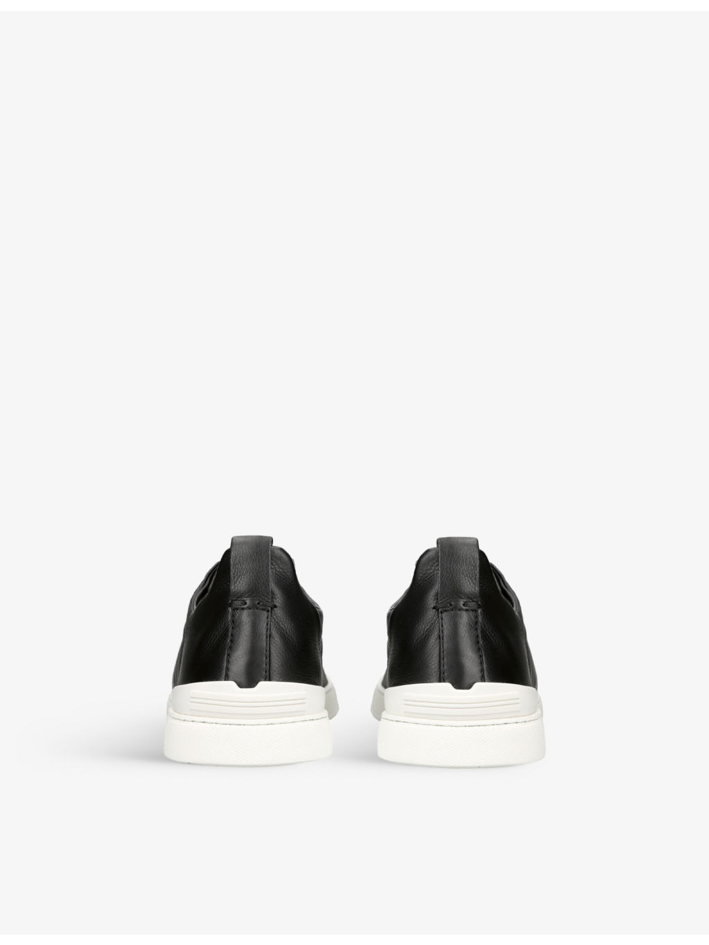 Triple Stitch leather trainers - 4