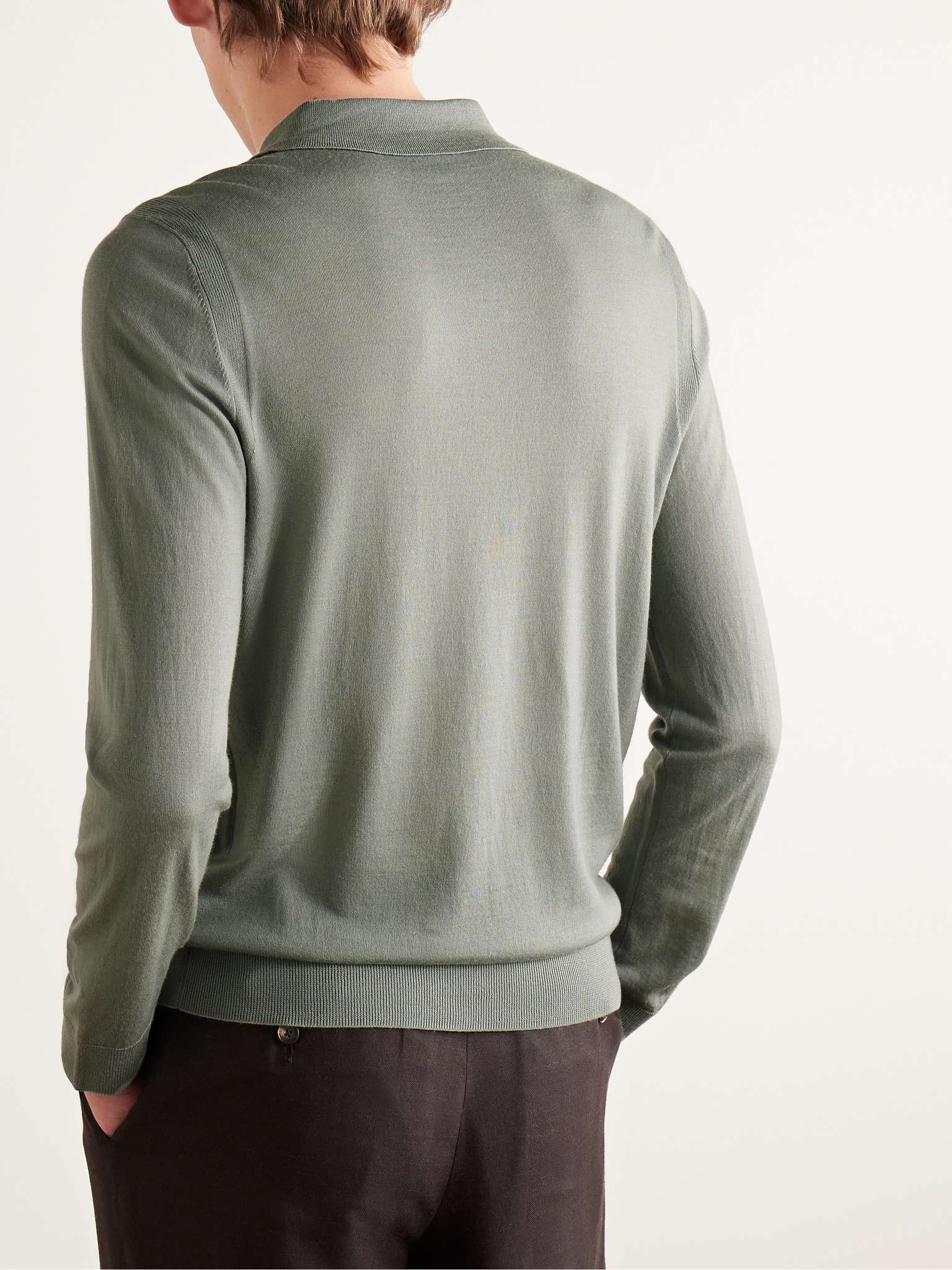 Merino Wool Polo Shirt - 3