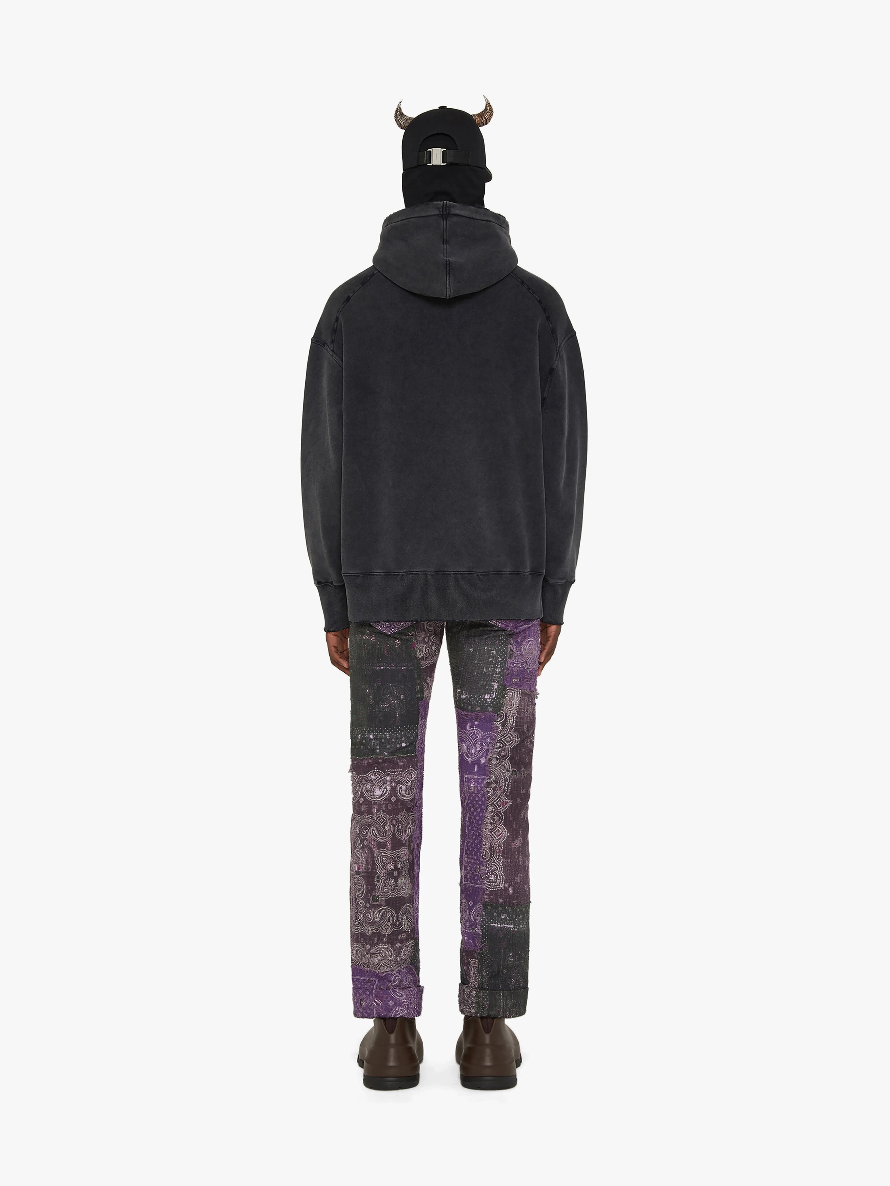 GIVENCHY BARBED WIRE OVERSIZED HOODIE - 4
