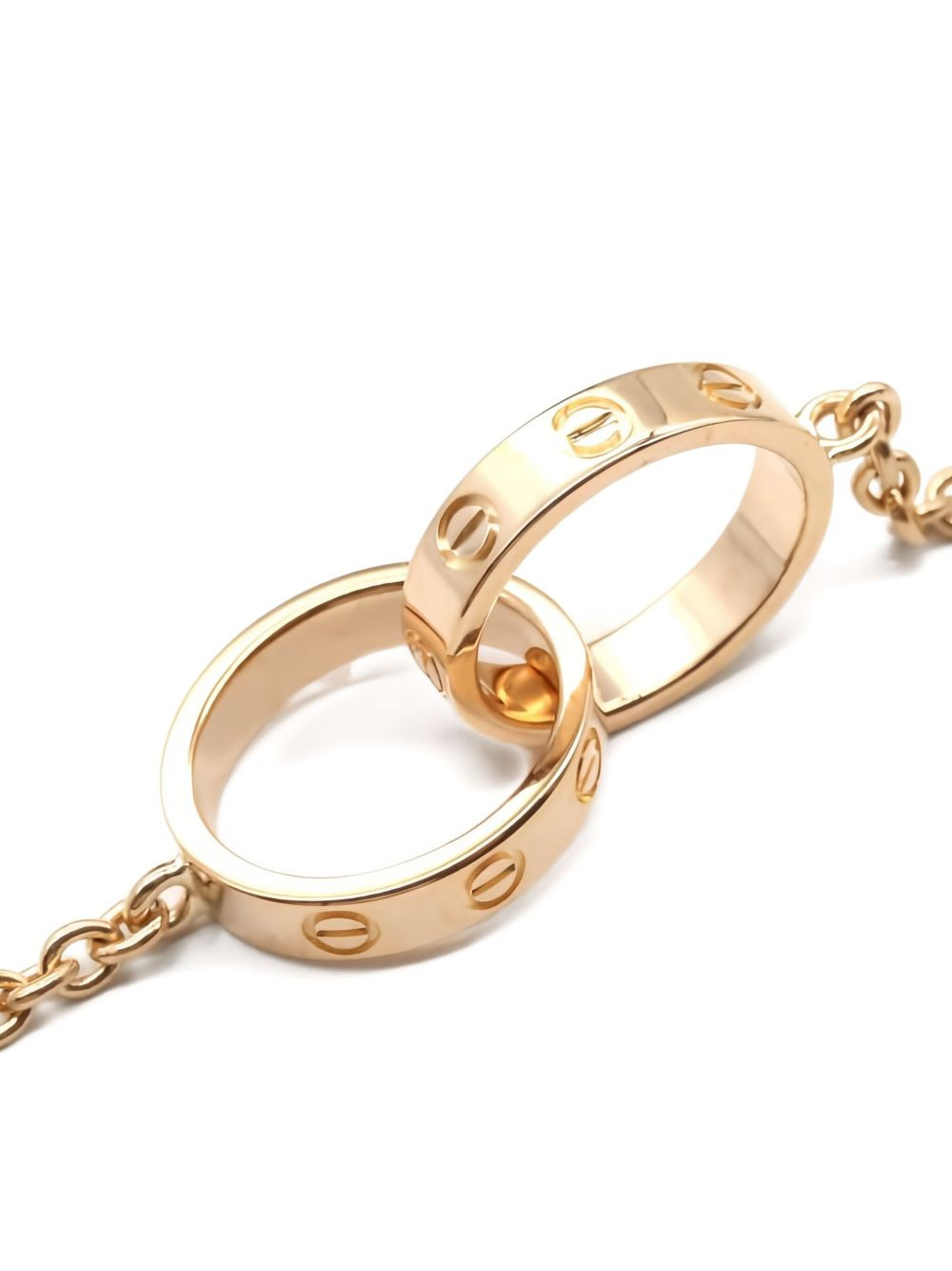 18K rose gold Baby Love necklace - 4