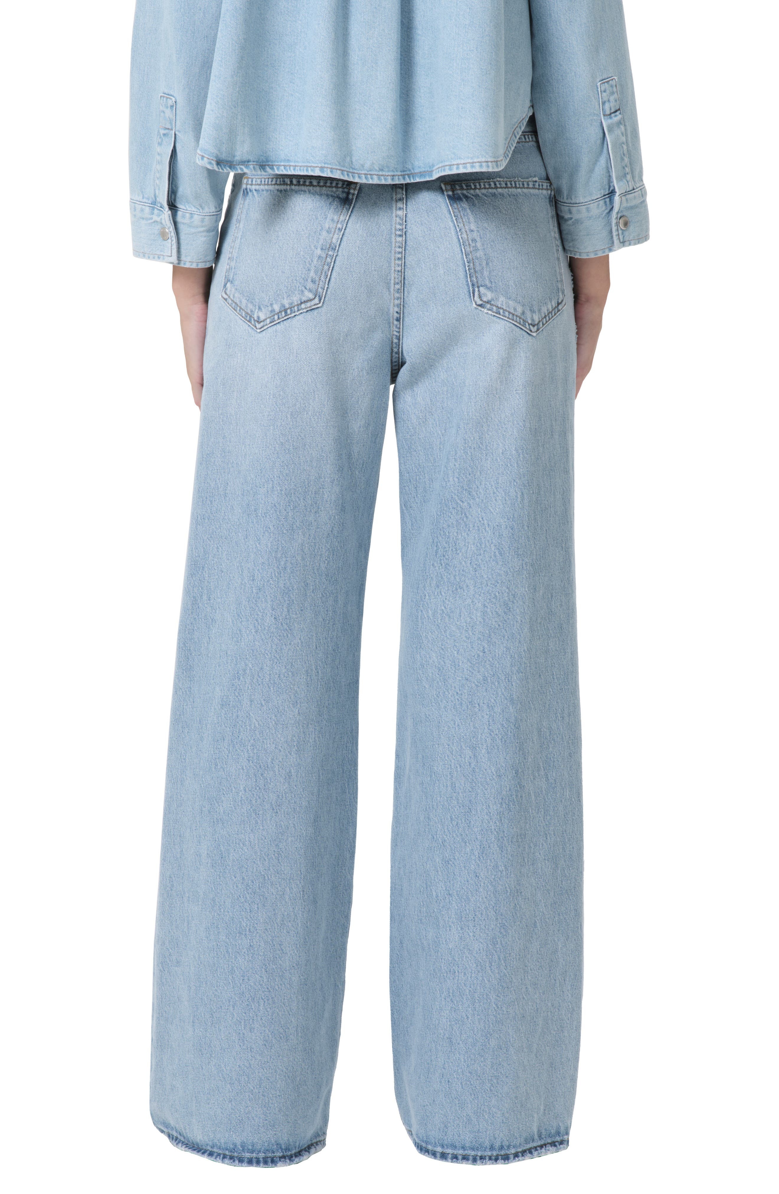 AGOLDE Dame High Waist Wide Leg Jeans in Conflict at Nordstrom - 2