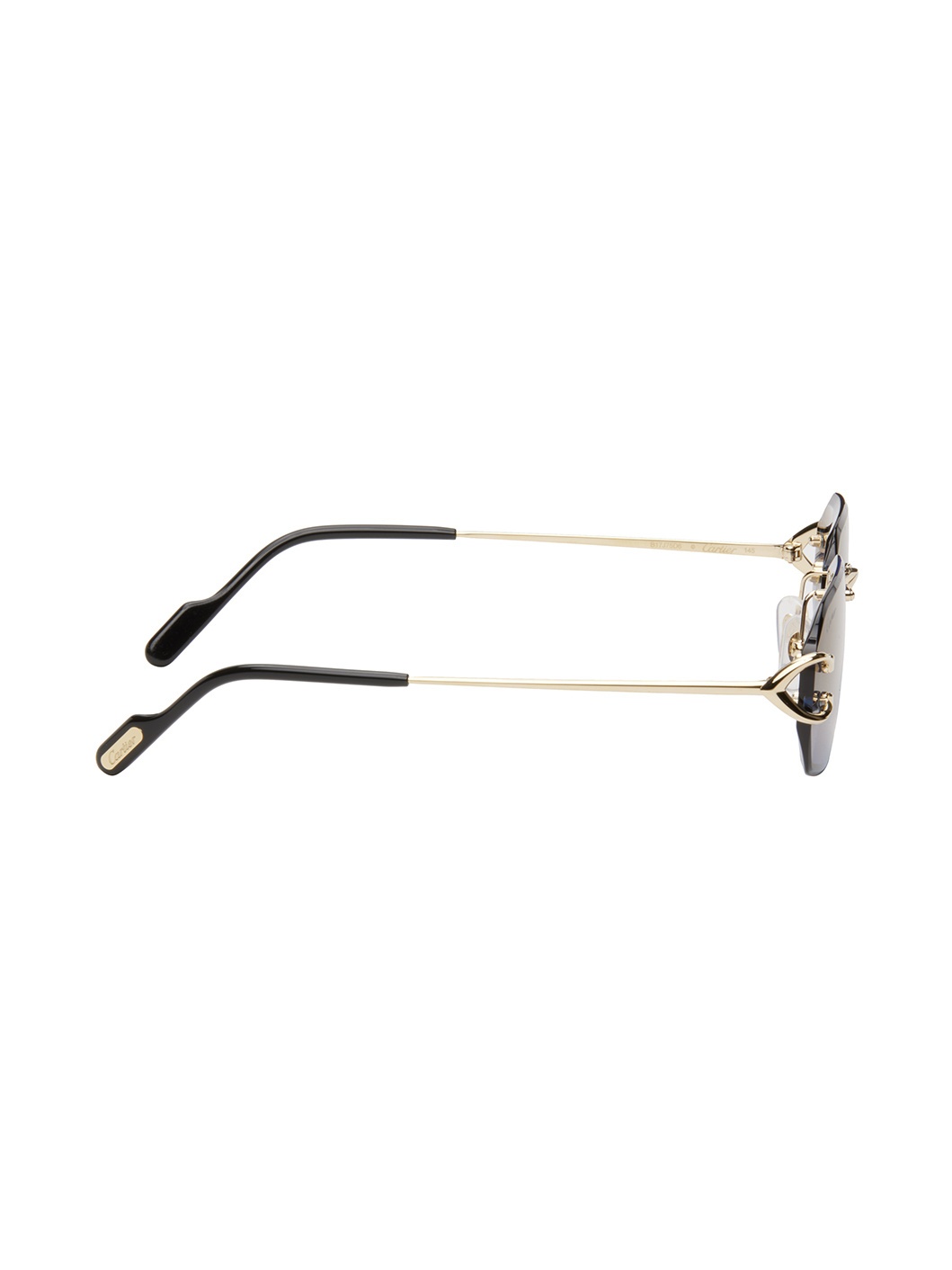 Gold 'Classic C de Cartier' Sunglasses - 2