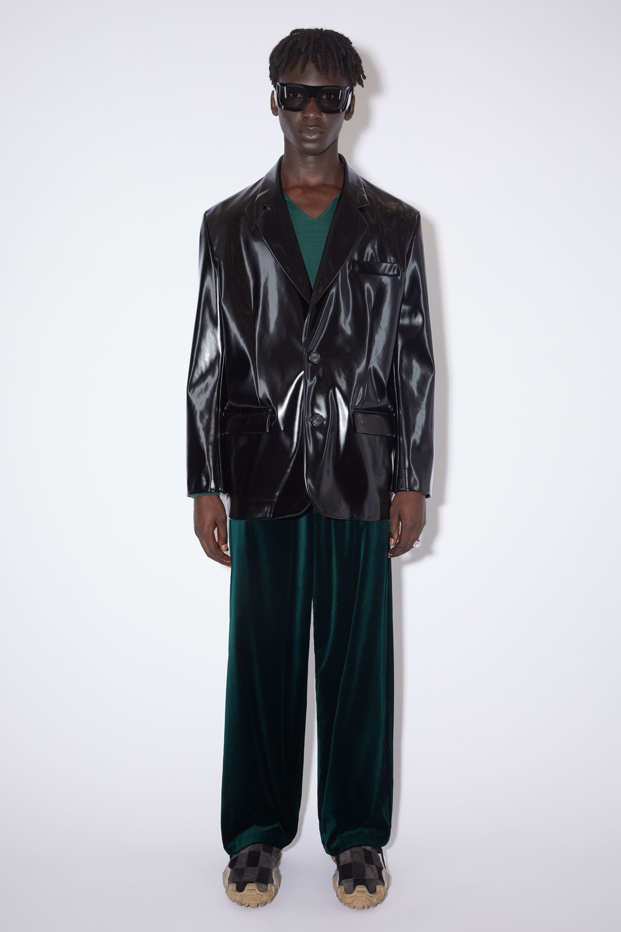 Single-breasted suit jacket - Black - 2