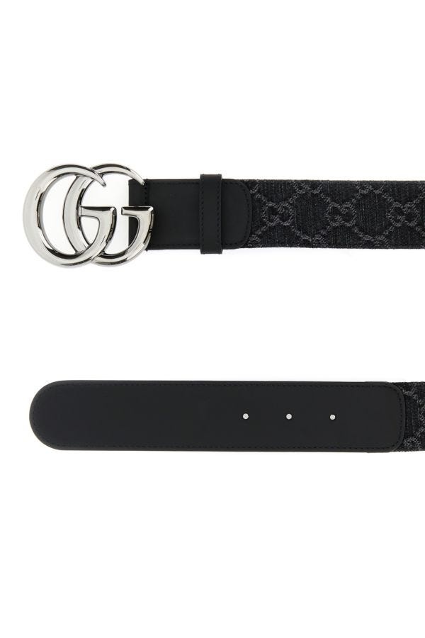 Gucci Woman Gg Denim Belt - 2