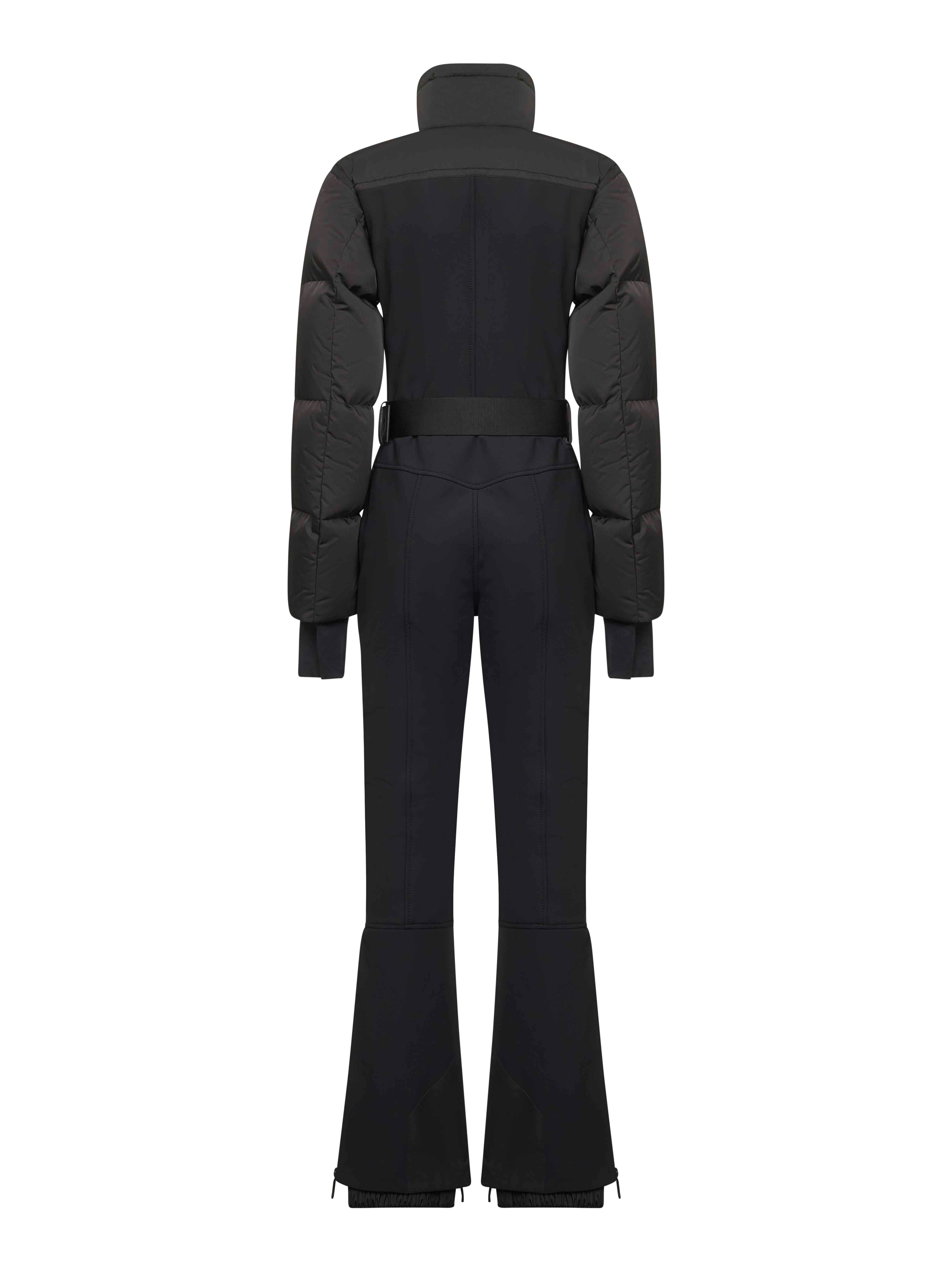 Black long-sleeved ski suit - 2