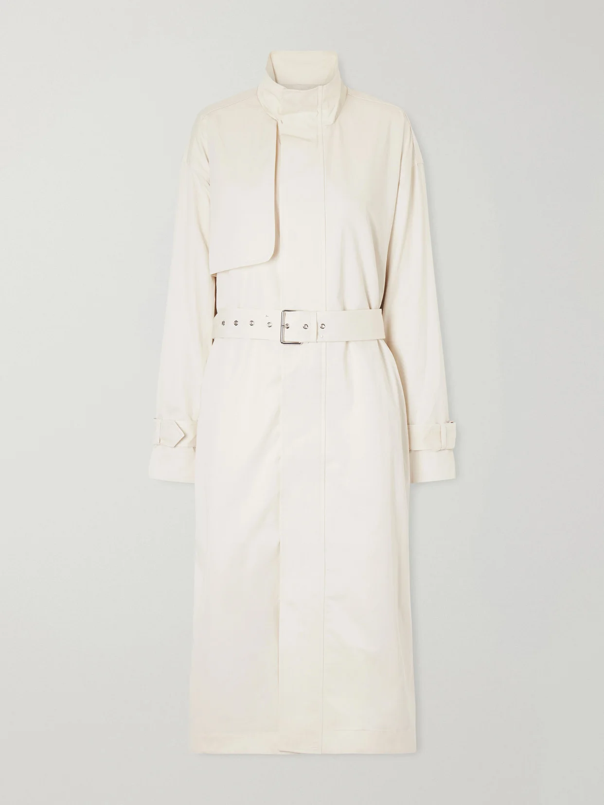 The Field Belted Cotton-twill Trench Coat - 1