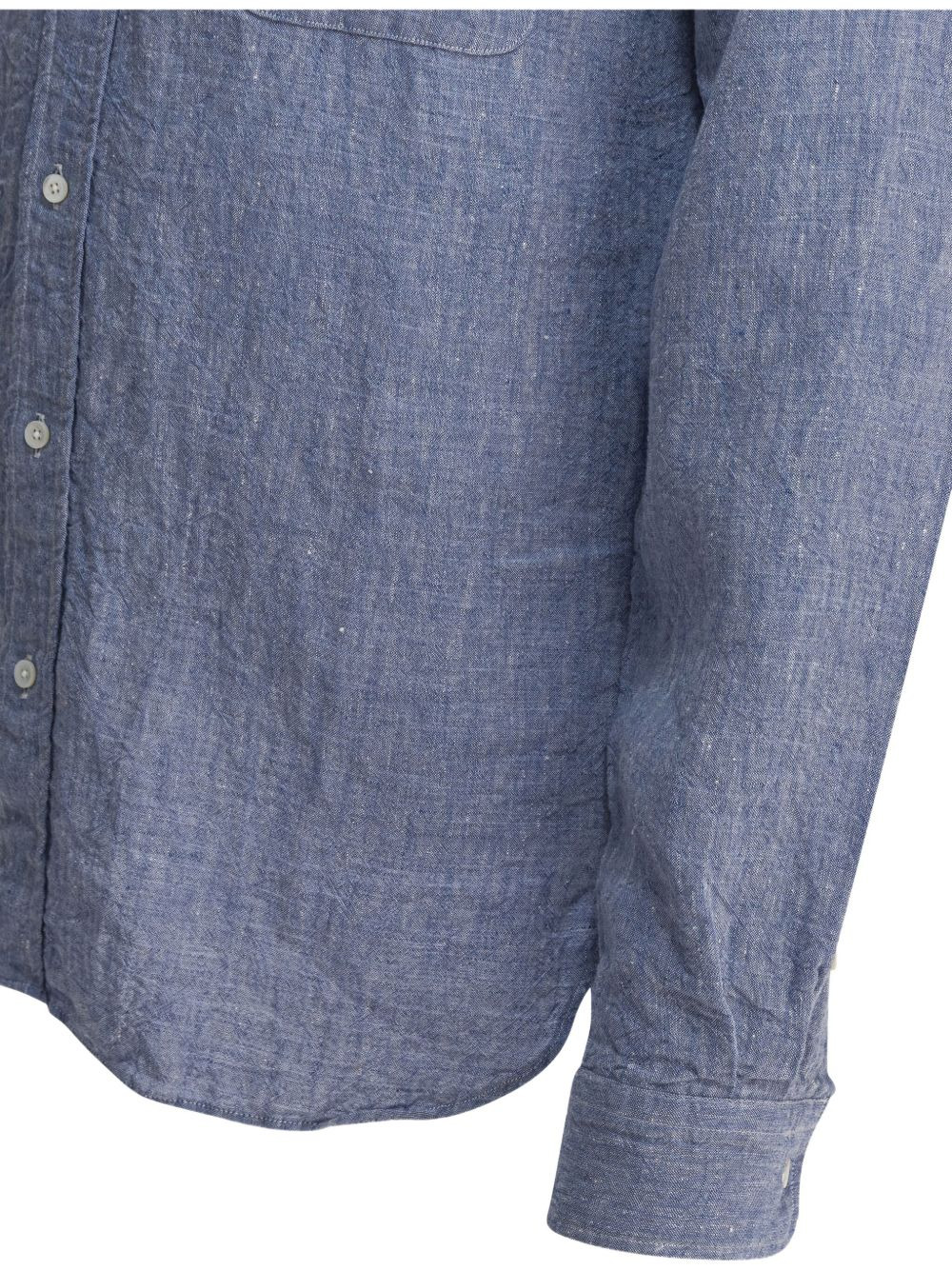 linen button-down shirt - 4