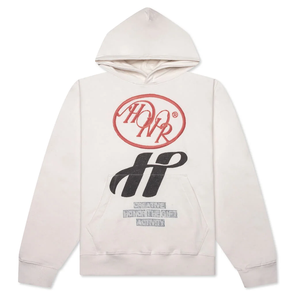 POP ART HOODIE - BONE - 1