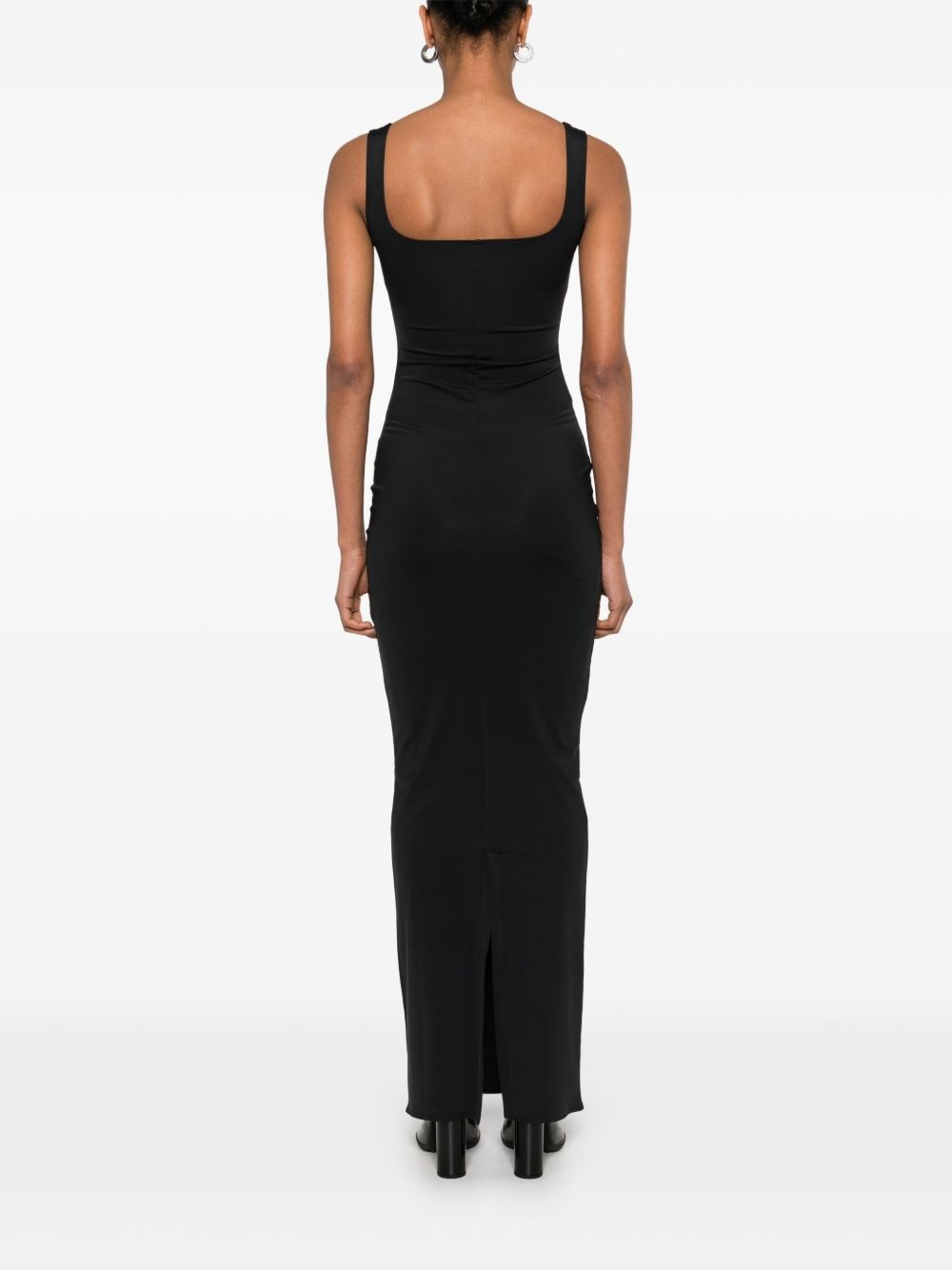 square-neck maxi dress - 4