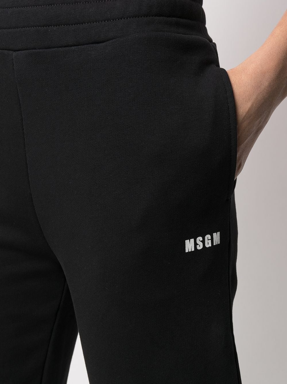 logo print track pants - 5
