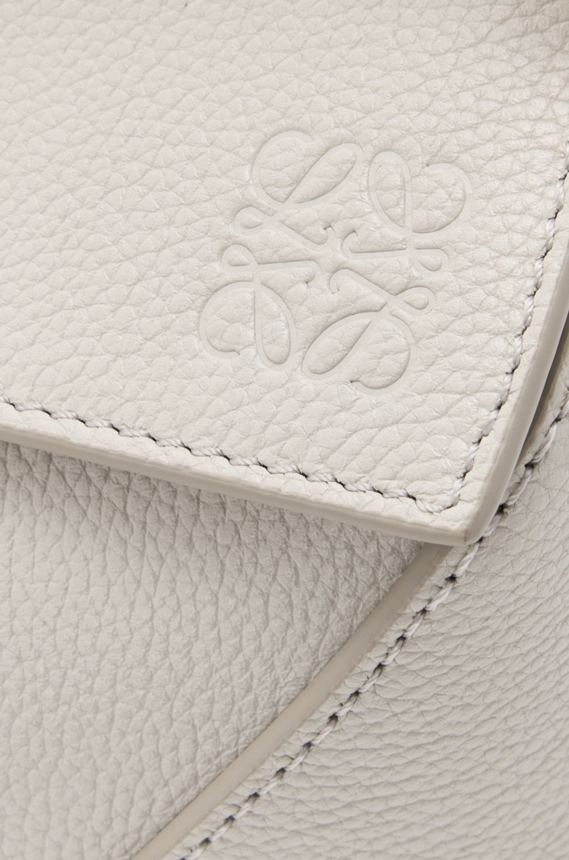 Small Puzzle Edge bag in soft grained calfskin - 8