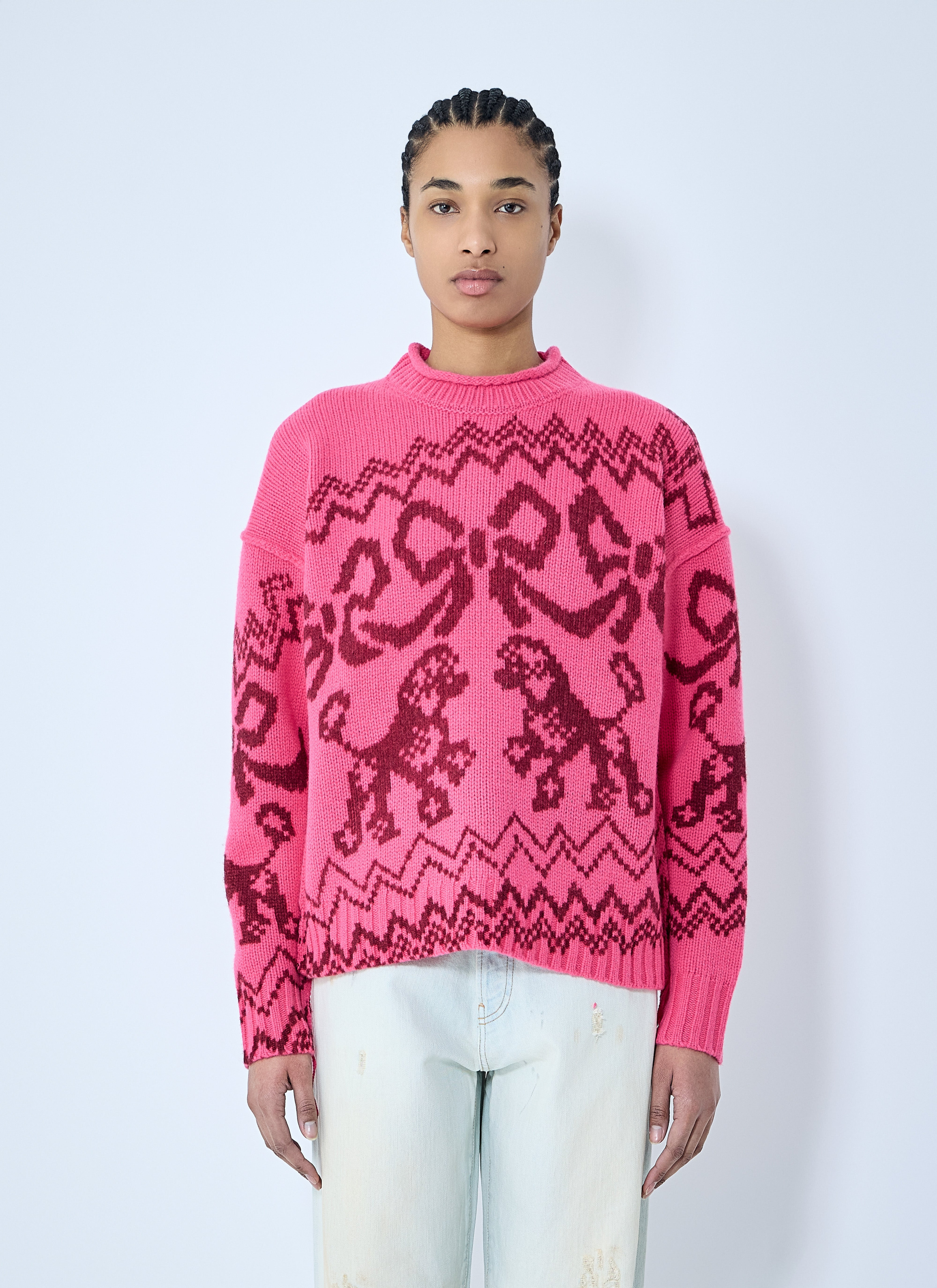 Acne Studios Women Jacquard Sweater - 1