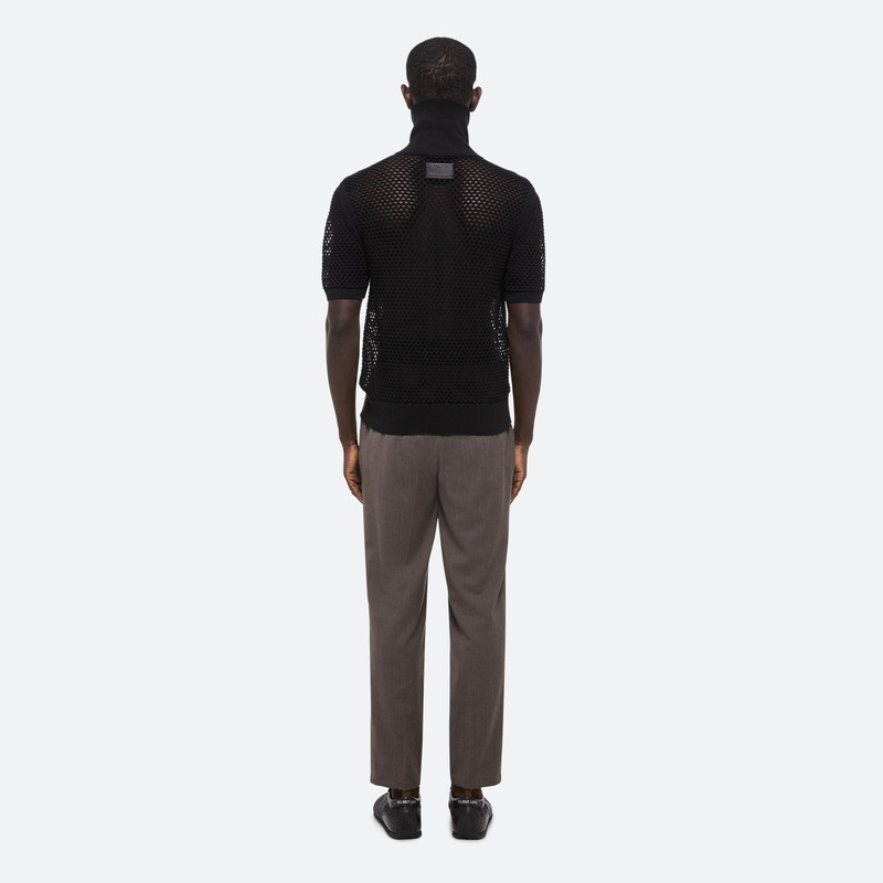 QUARTER-ZIP MESH SHIRT 5