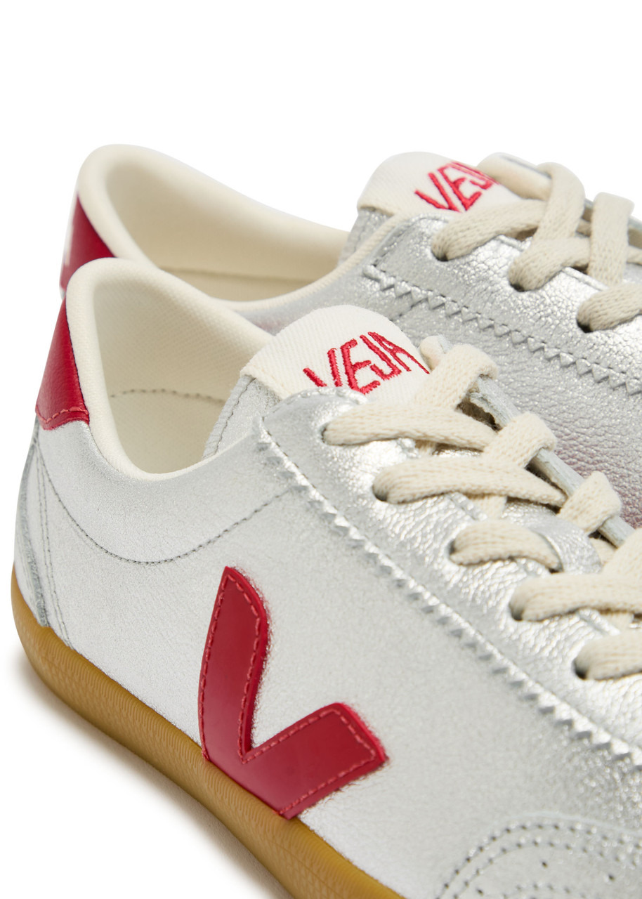 Veja Volley Metallic Leather Sneakers - 4